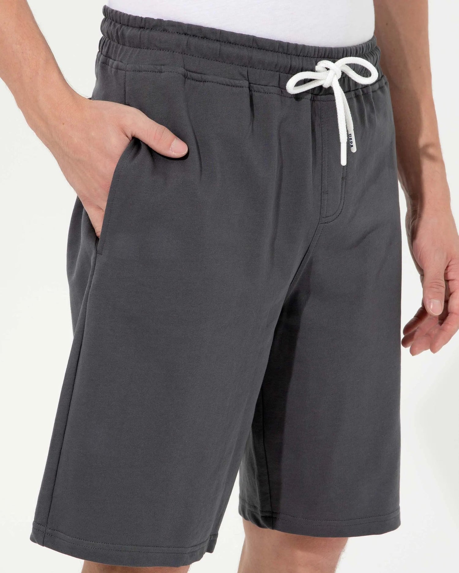 Dark Grey Knitted Shorts - BEVAVA