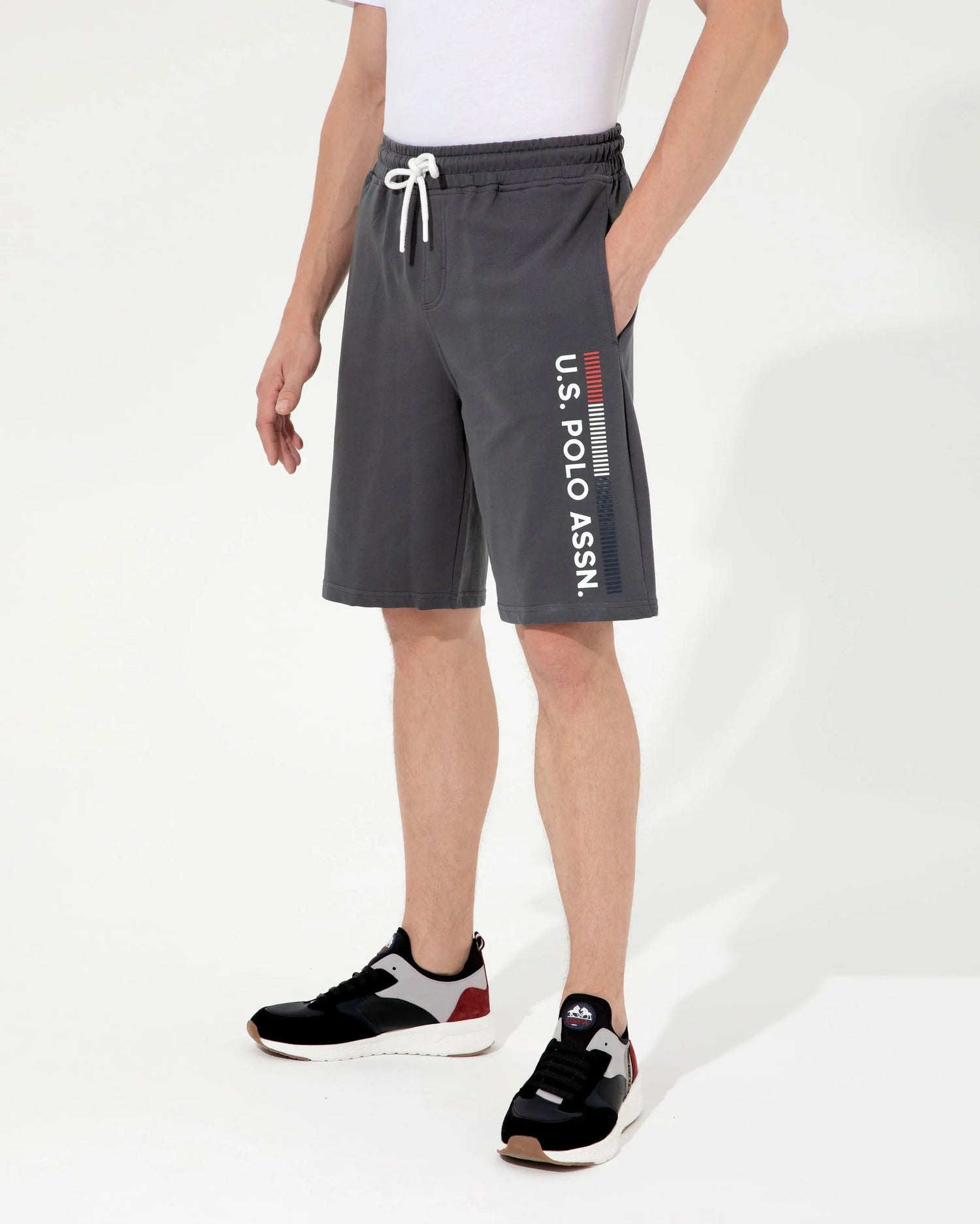 Dark Grey Knitted Shorts - BEVAVA