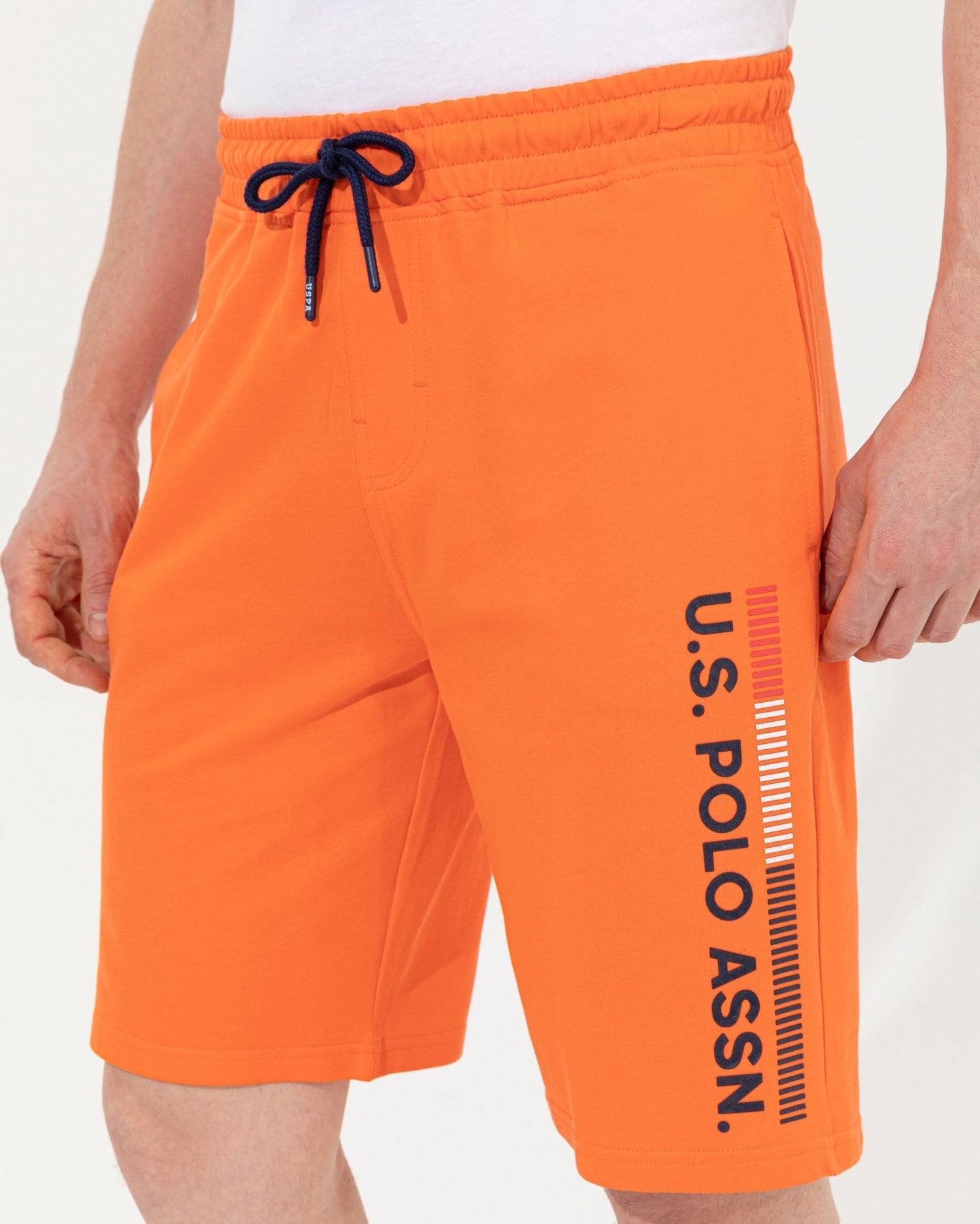 Orange Knitted Shorts U.S. Polo Assn.
