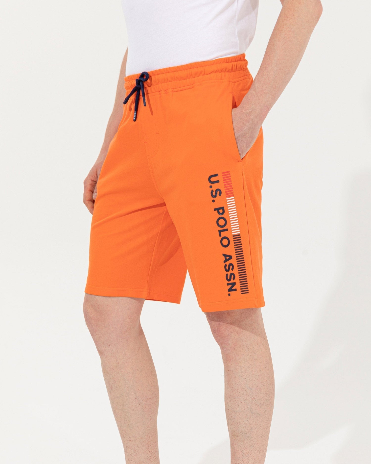 Orange Knitted Shorts U.S. Polo Assn.