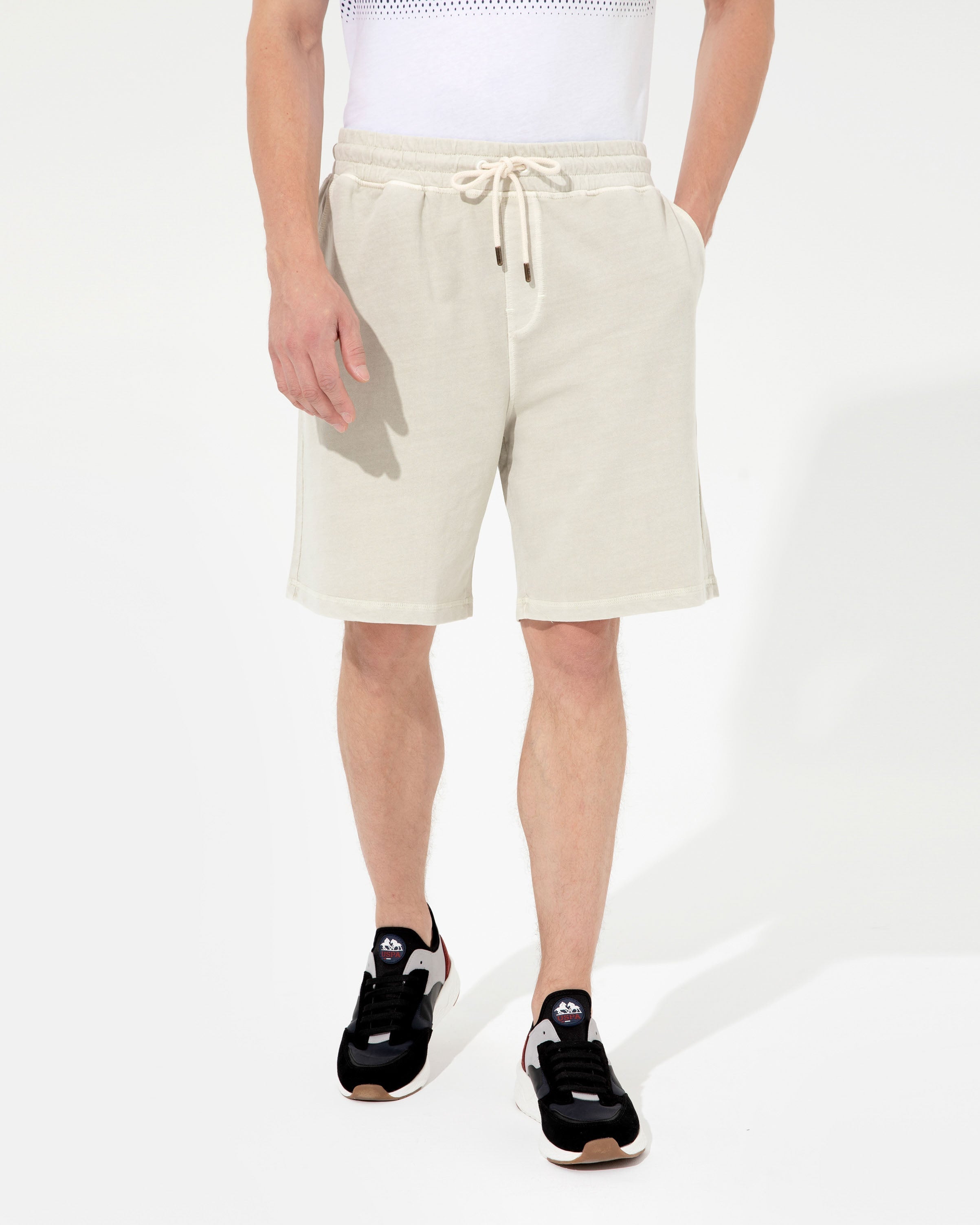 Beige Knitted Shorts U.S. Polo Assn.