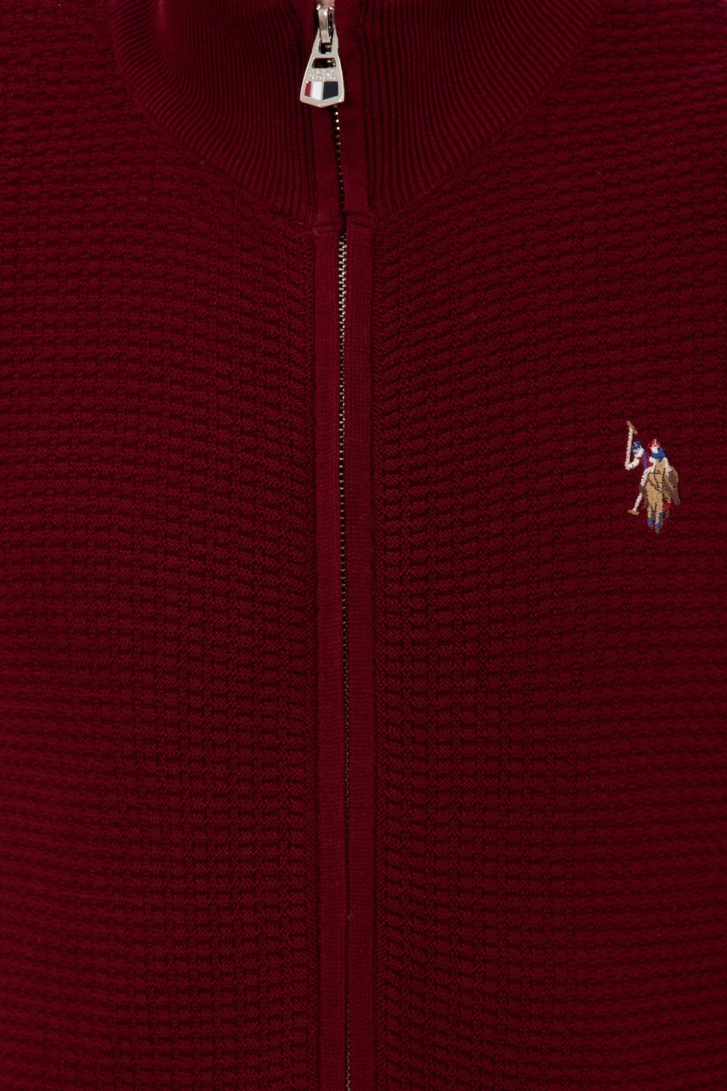 Red Knitting Cardigan U.S. Polo Assn.