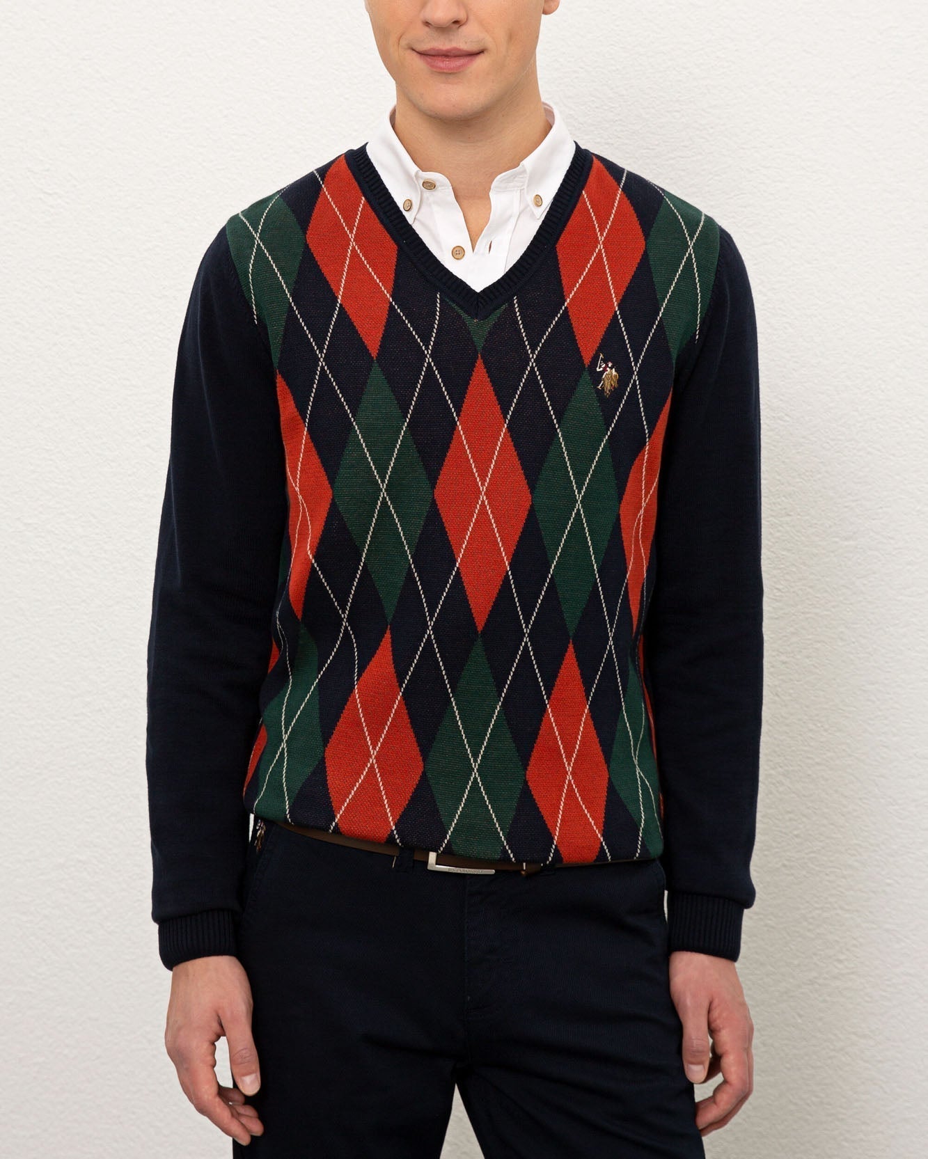 Dark Blue Knitting Jumper U.S. Polo Assn.