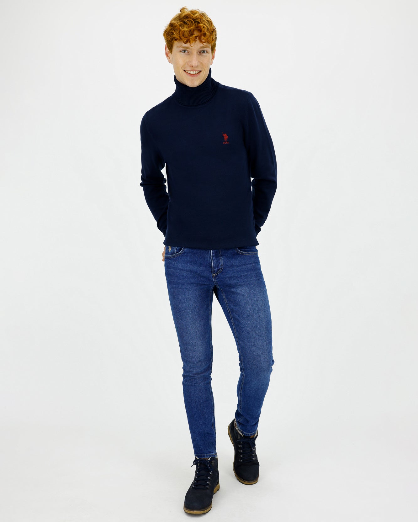 Dark Blue Knitting Jumper U.S. Polo Assn.