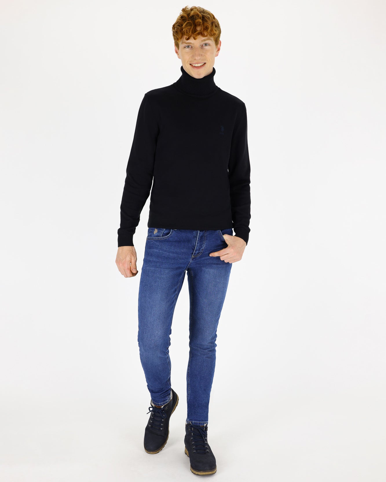 Black Knitting Jumper U.S. Polo Assn.