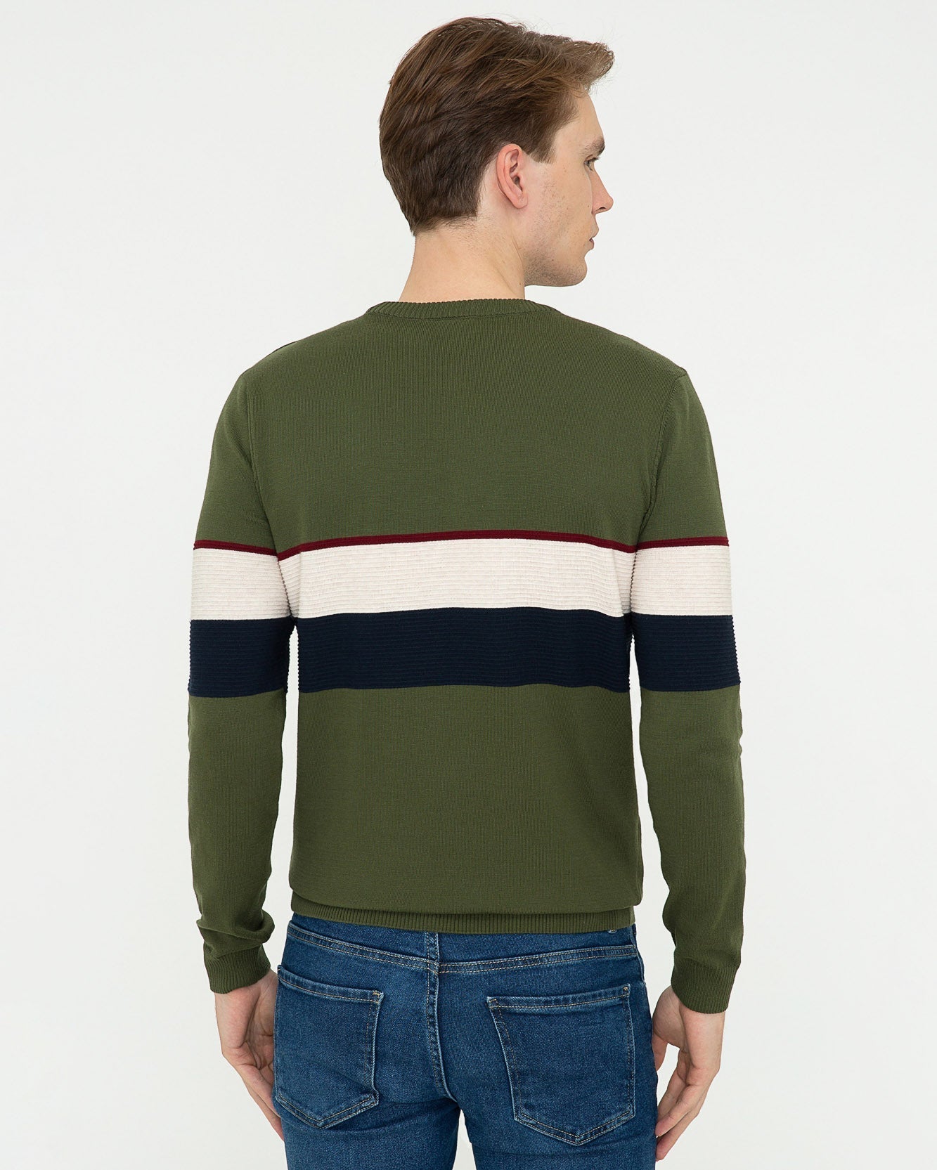 Kaki Knitting Jumper U.S. Polo Assn.