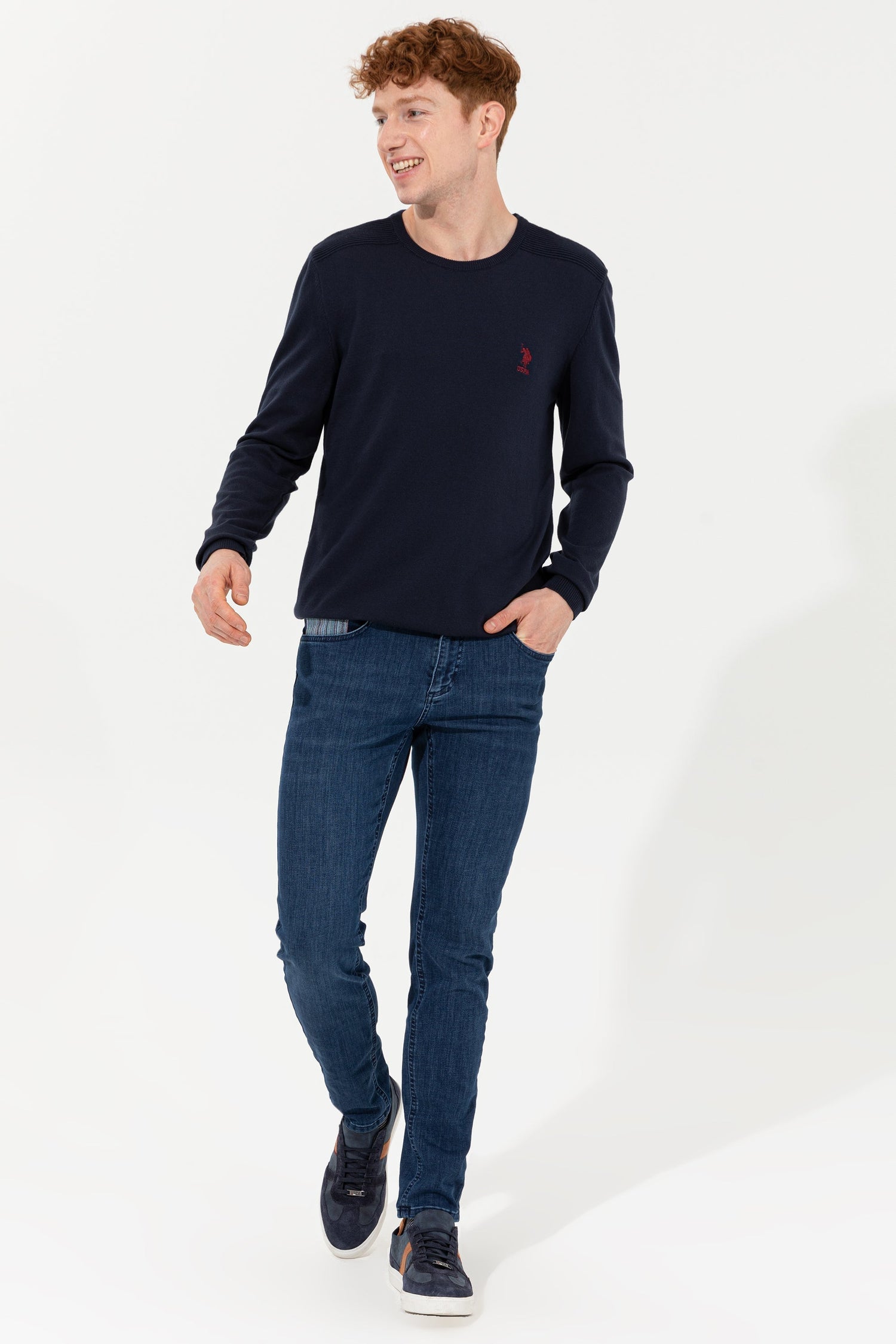 Dark Blue Knitting Jumper U.S. Polo Assn.