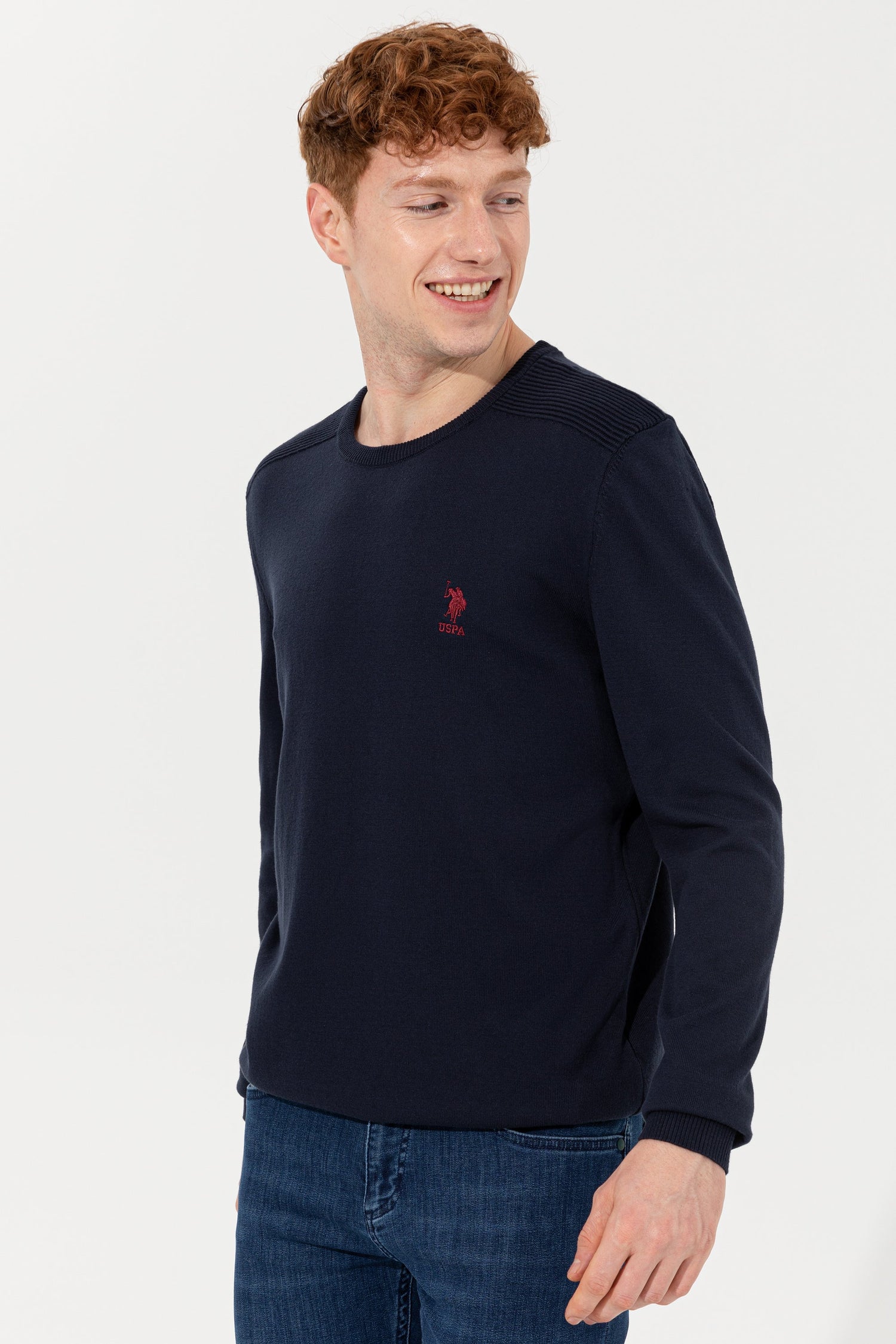 Dark Blue Knitting Jumper U.S. Polo Assn.