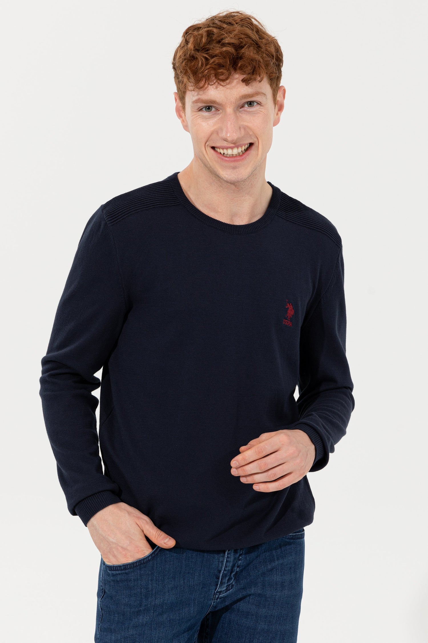 Dark Blue Knitting Jumper U.S. Polo Assn.