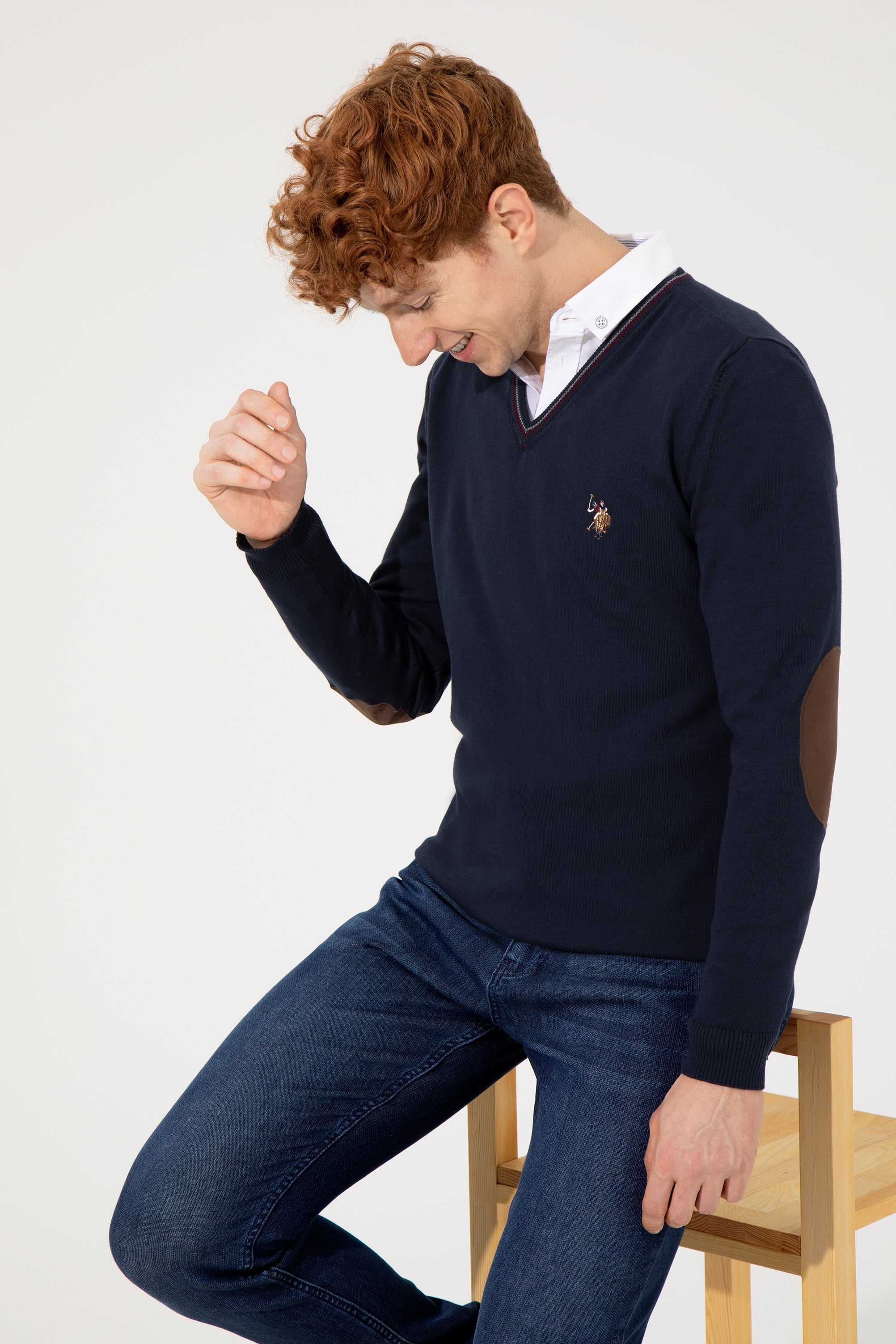 Dark Blue Knitting Jumper U.S. Polo Assn.