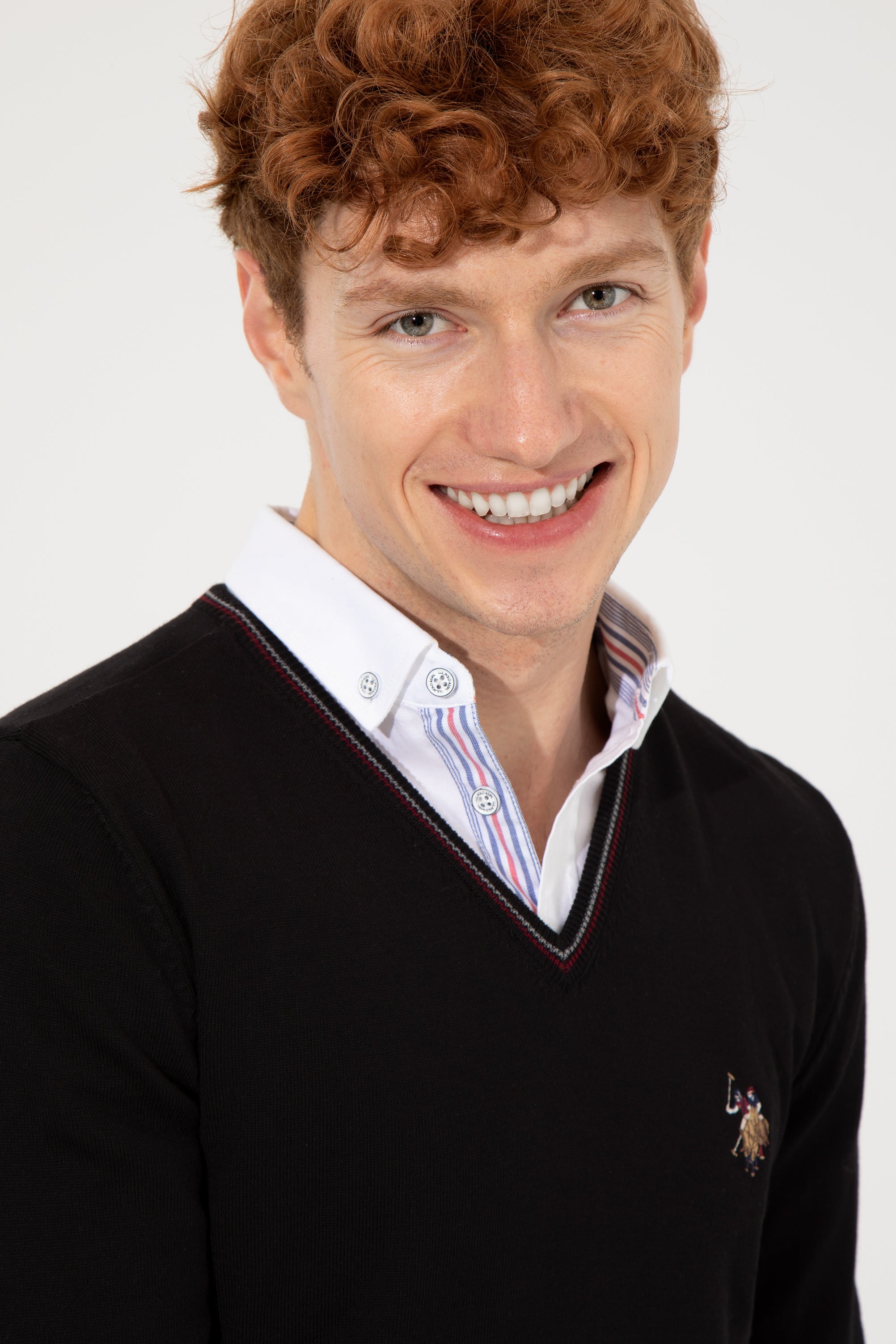 Black Knitting Jumper U.S. Polo Assn.