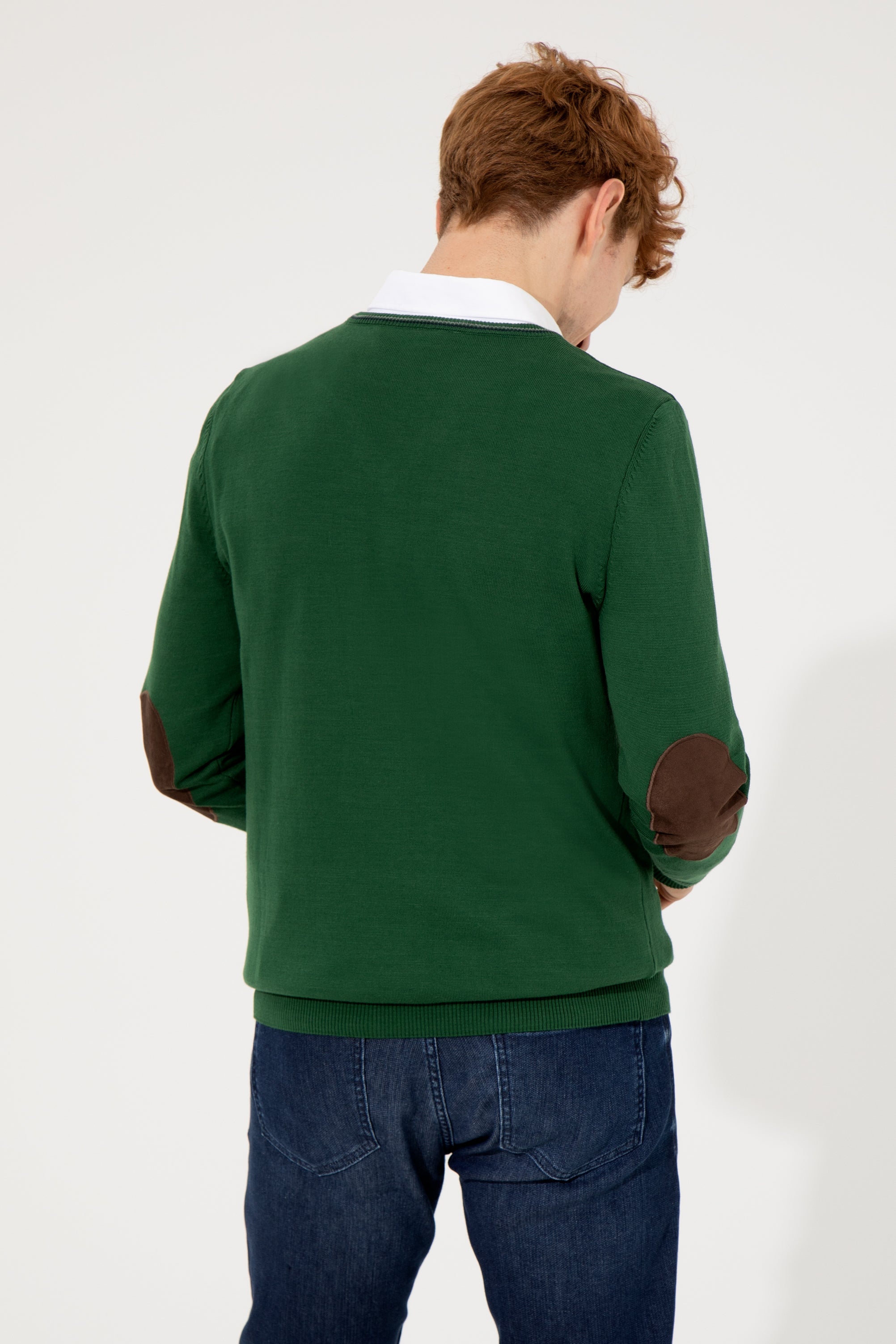Green Knitting Jumper U.S. Polo Assn.