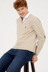 Beige Knitting Jumper U.S. Polo Assn.