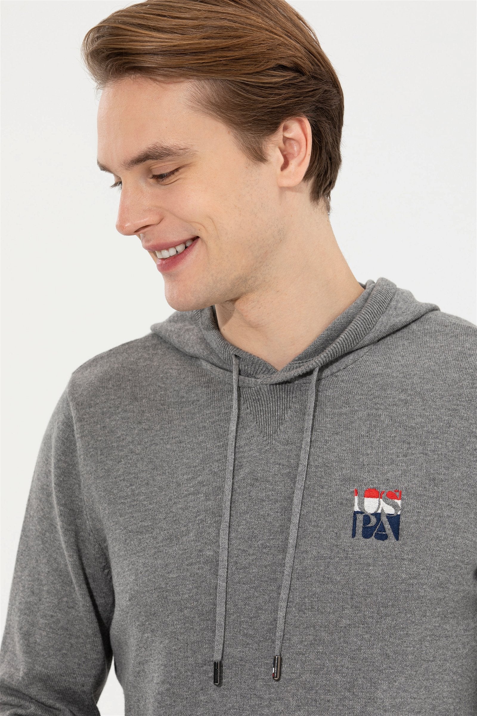 Light Grey Knitting Jumper U.S. Polo Assn.