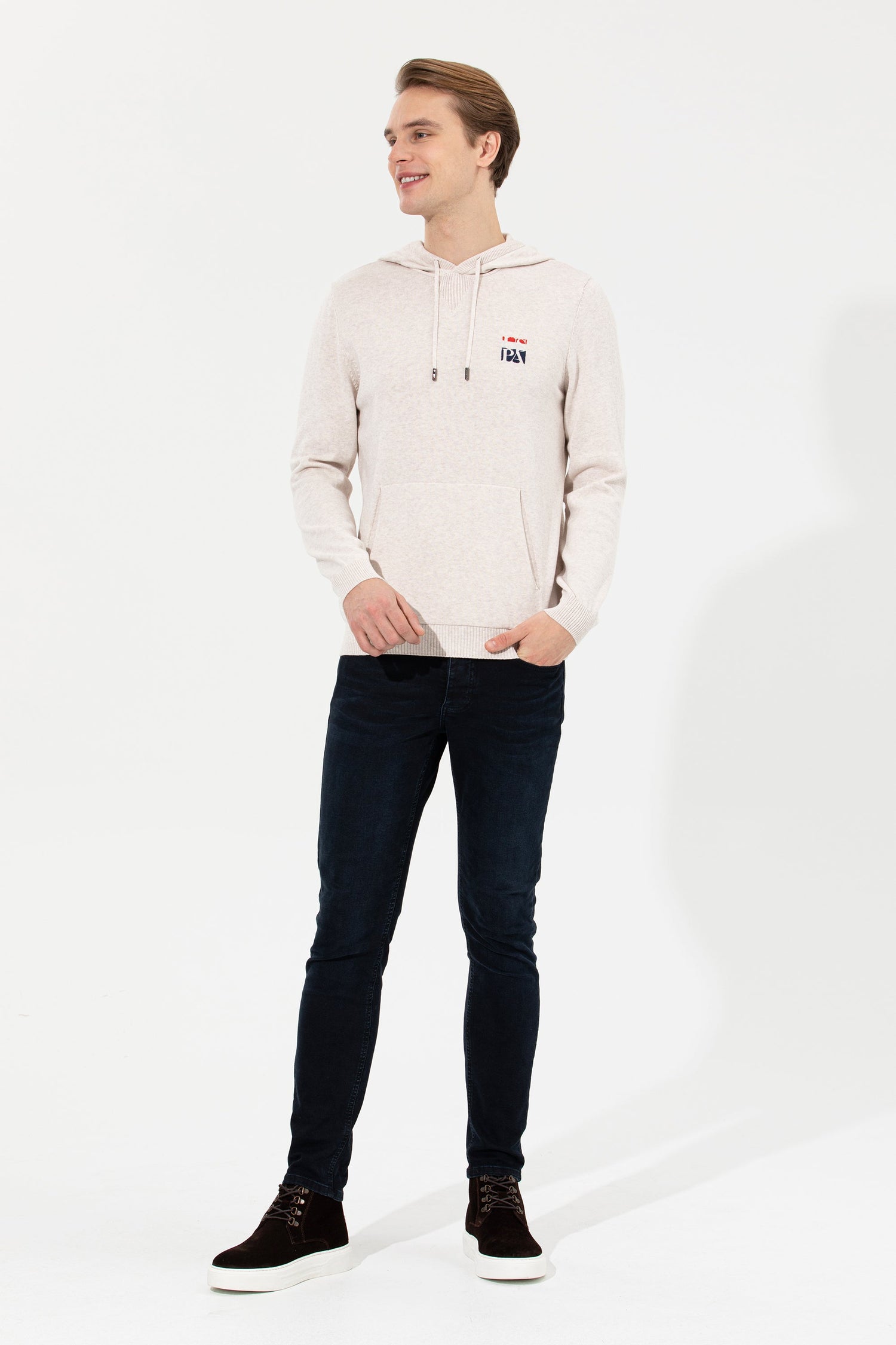 Beige Knitting Jumper U.S. Polo Assn.