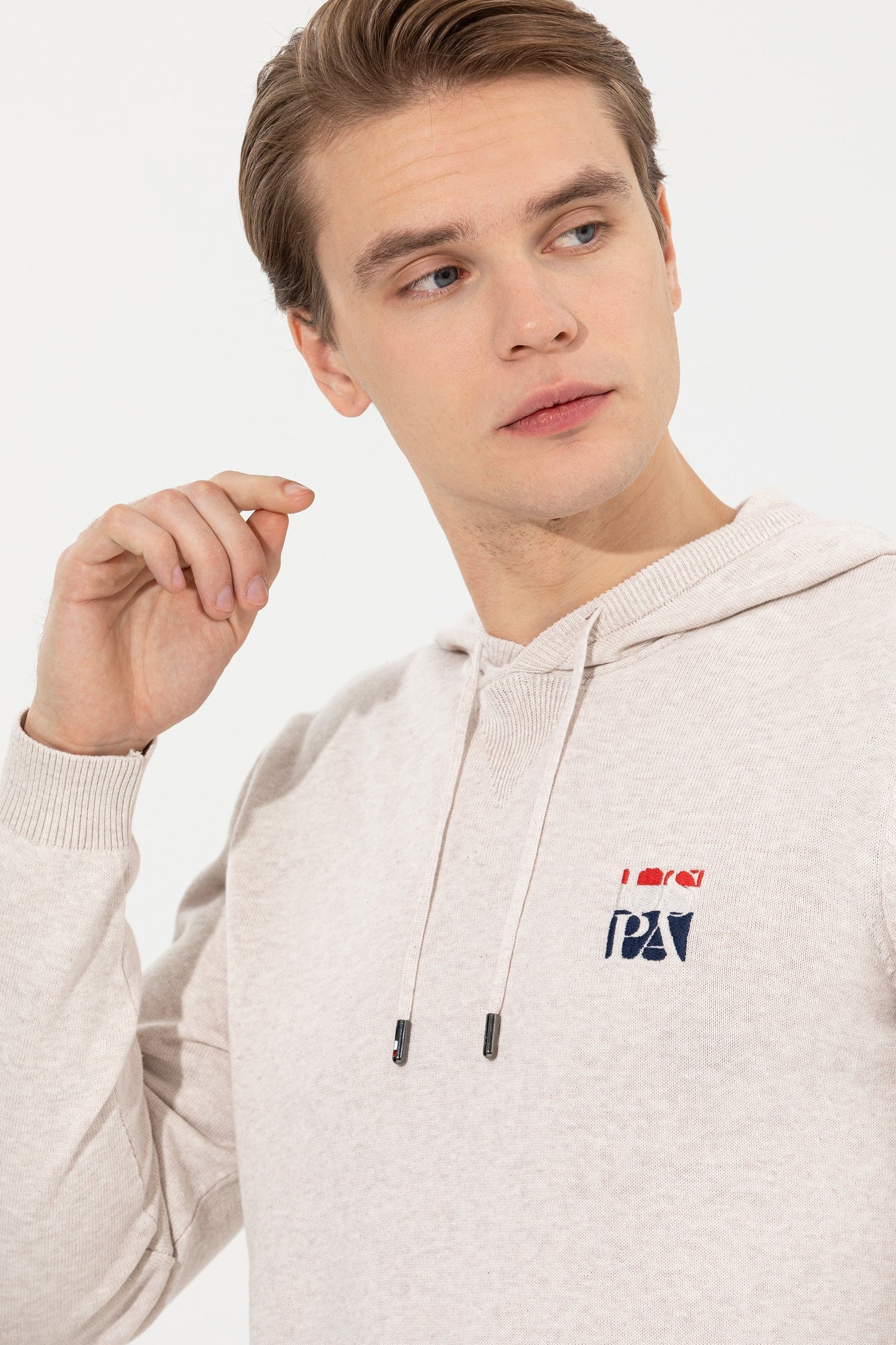 Beige Knitting Jumper U.S. Polo Assn.