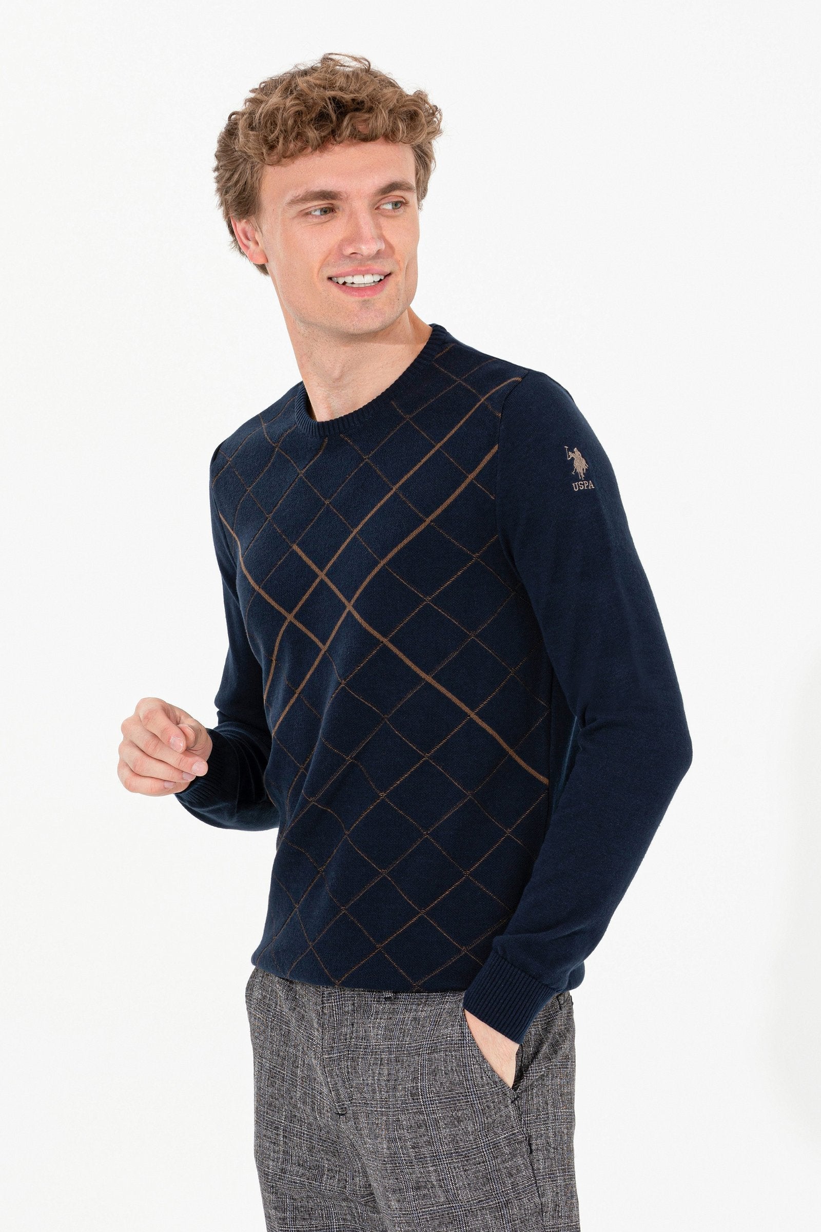 Dark Blue Knitting Jumper U.S. Polo Assn.