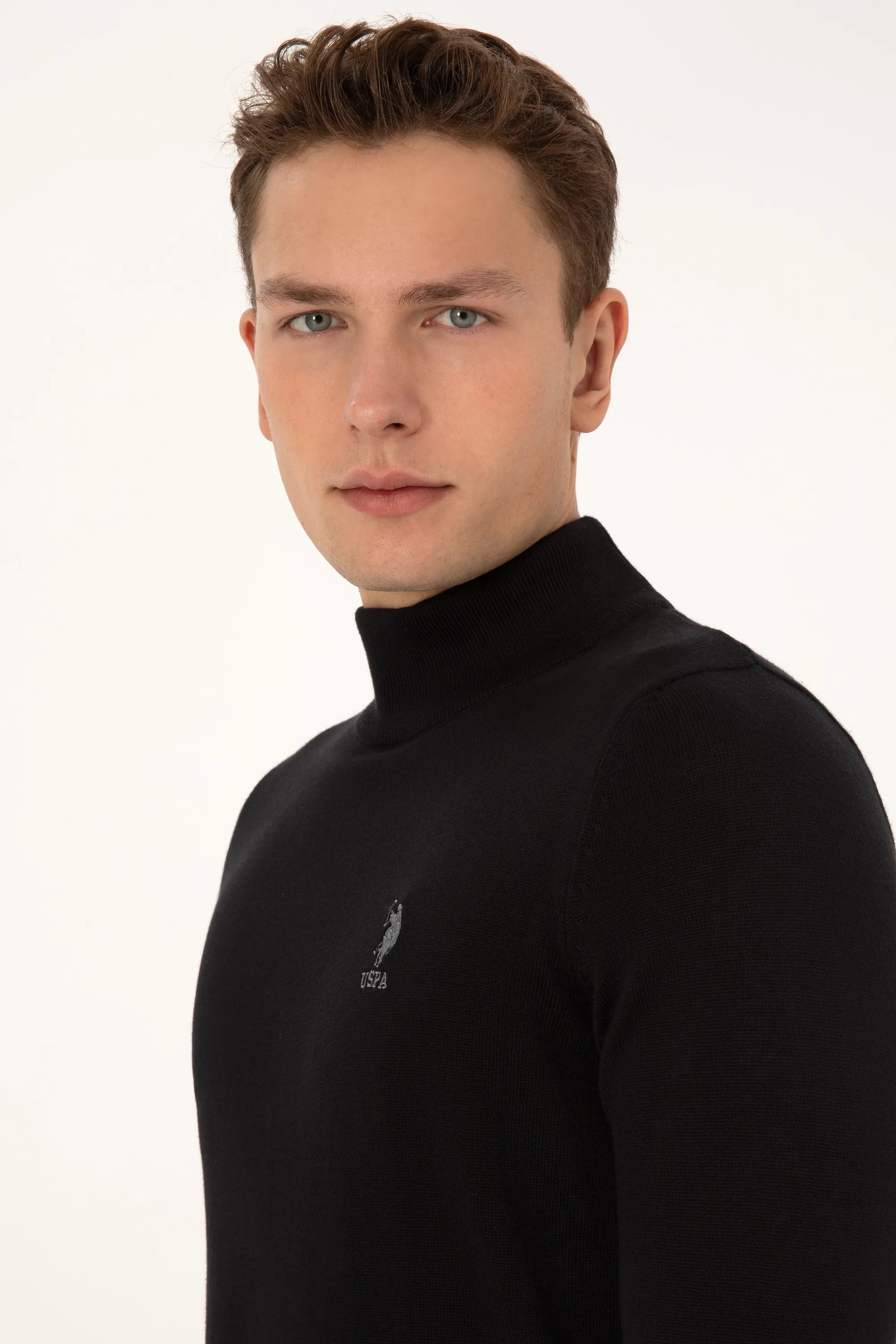 U.S. Polo Assn._Black_Black Turtle-neck Pullover_G081SZ0TK0 2226849_VR046_02