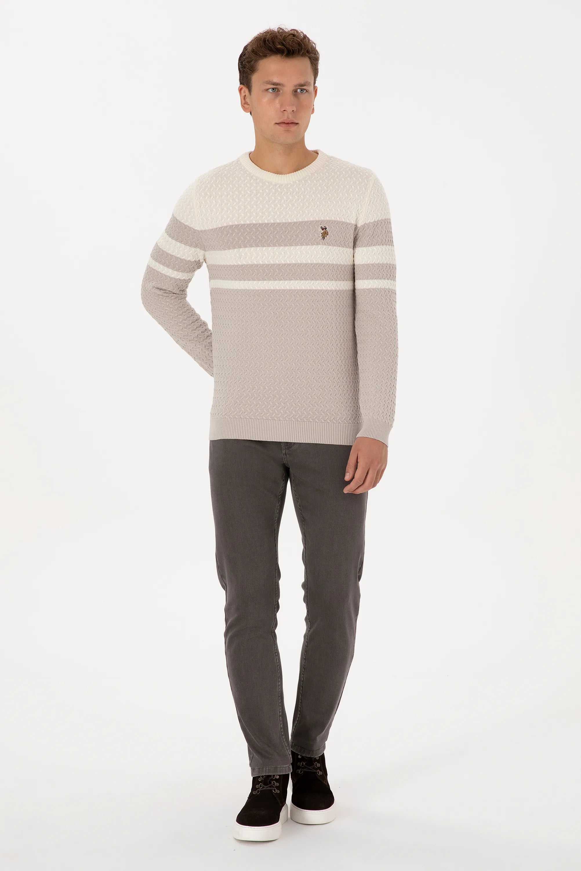 U.S. Polo Assn._Stone_Stone Sweater With Design_G081SZ0TK0 2235801_VR049_04