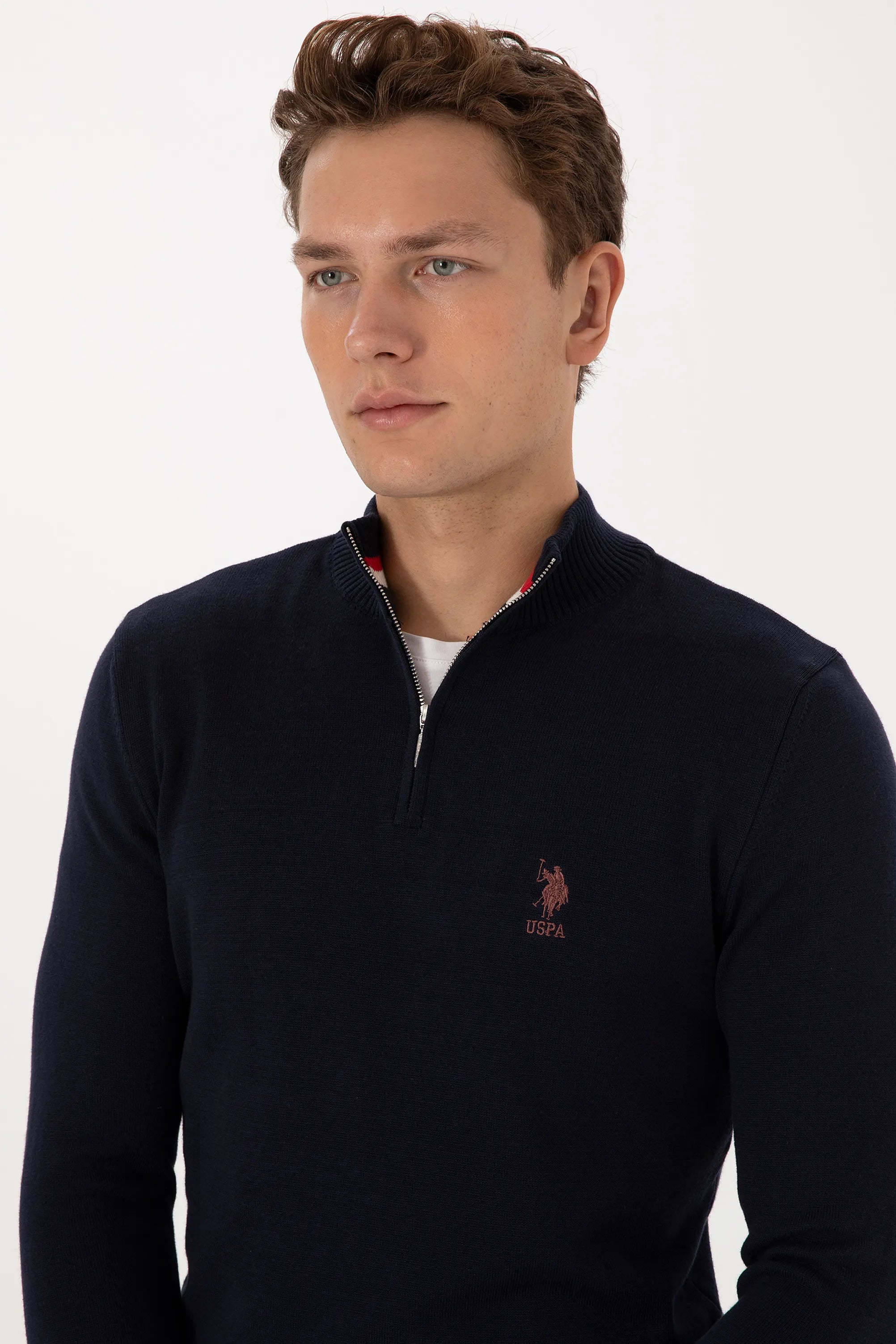 U.S. Polo Assn._Navy_Navy Sweater With Zipper_G081SZ0TK0 2334906_VR033_02