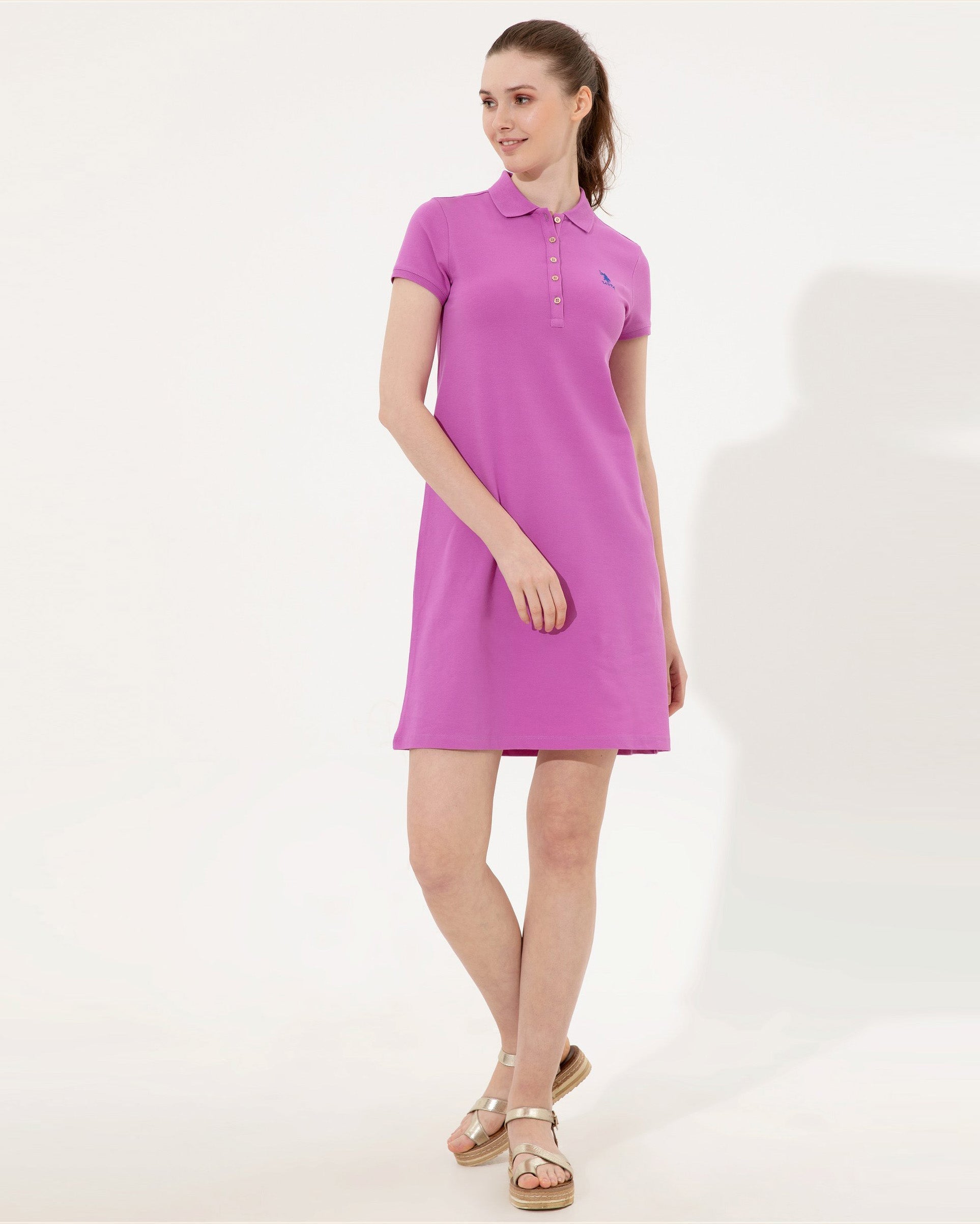 Mauve Knitting Dress U.S. Polo Assn.