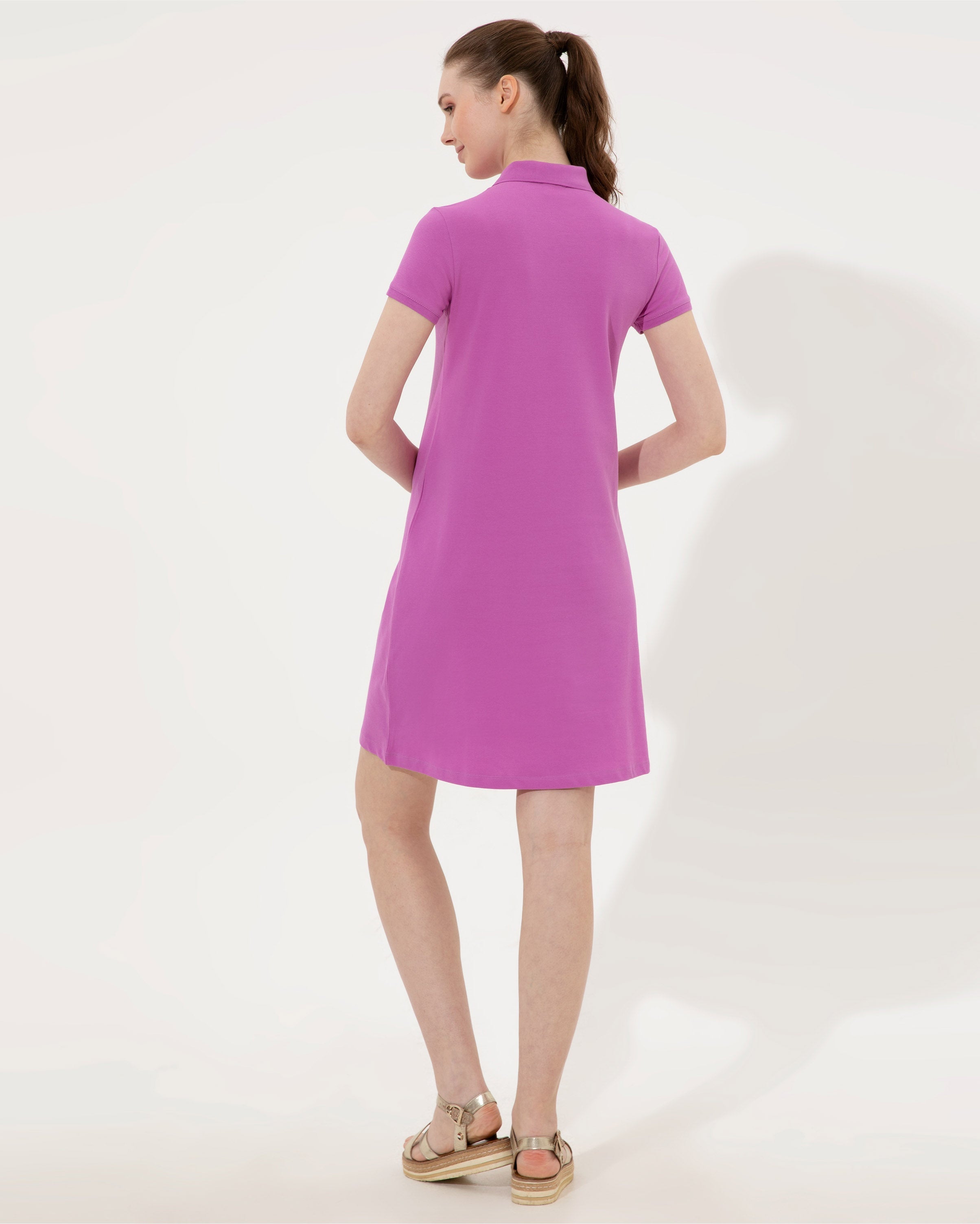 Mauve Knitting Dress U.S. Polo Assn.