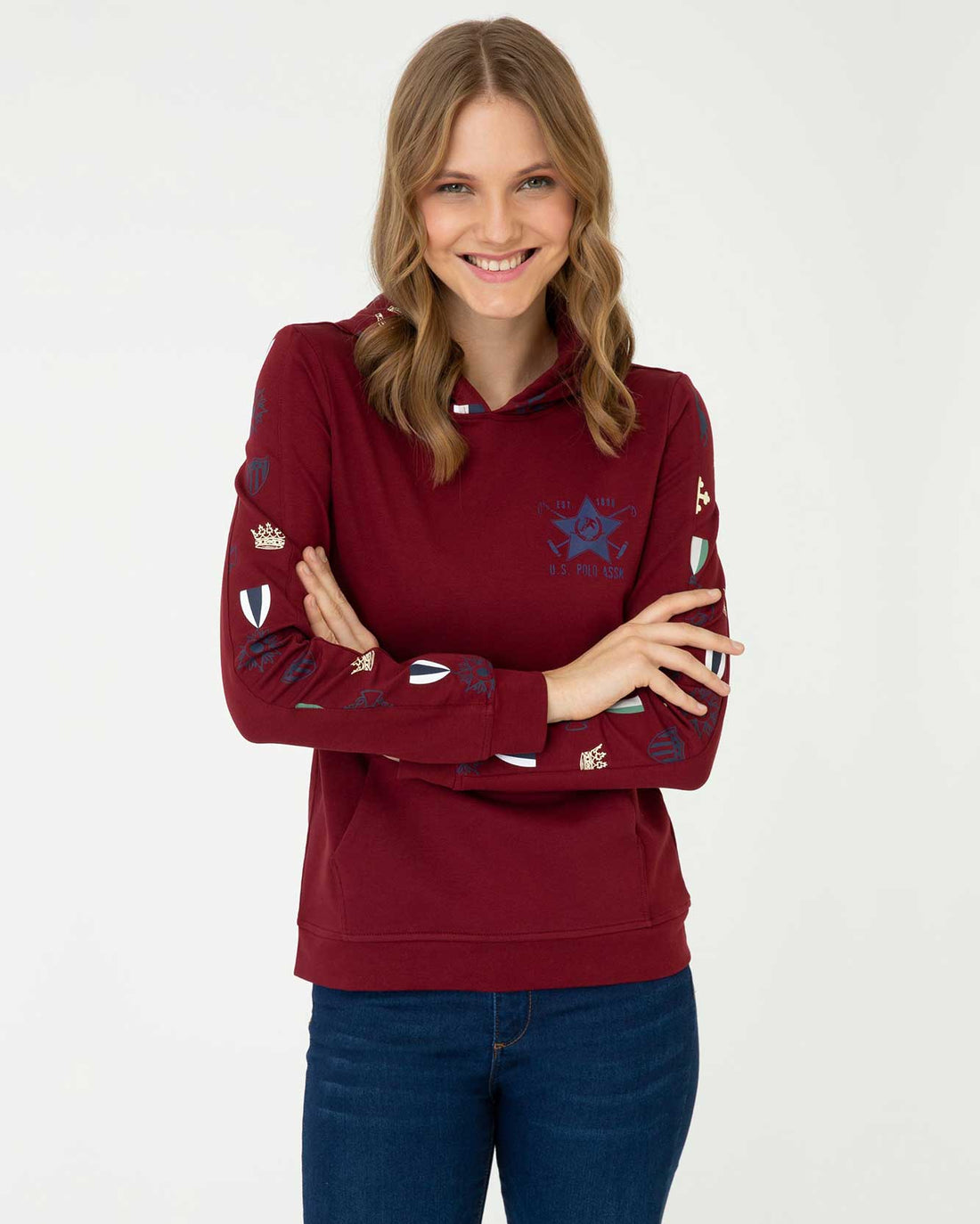 Red Sweat Shirt U.S. Polo Assn.