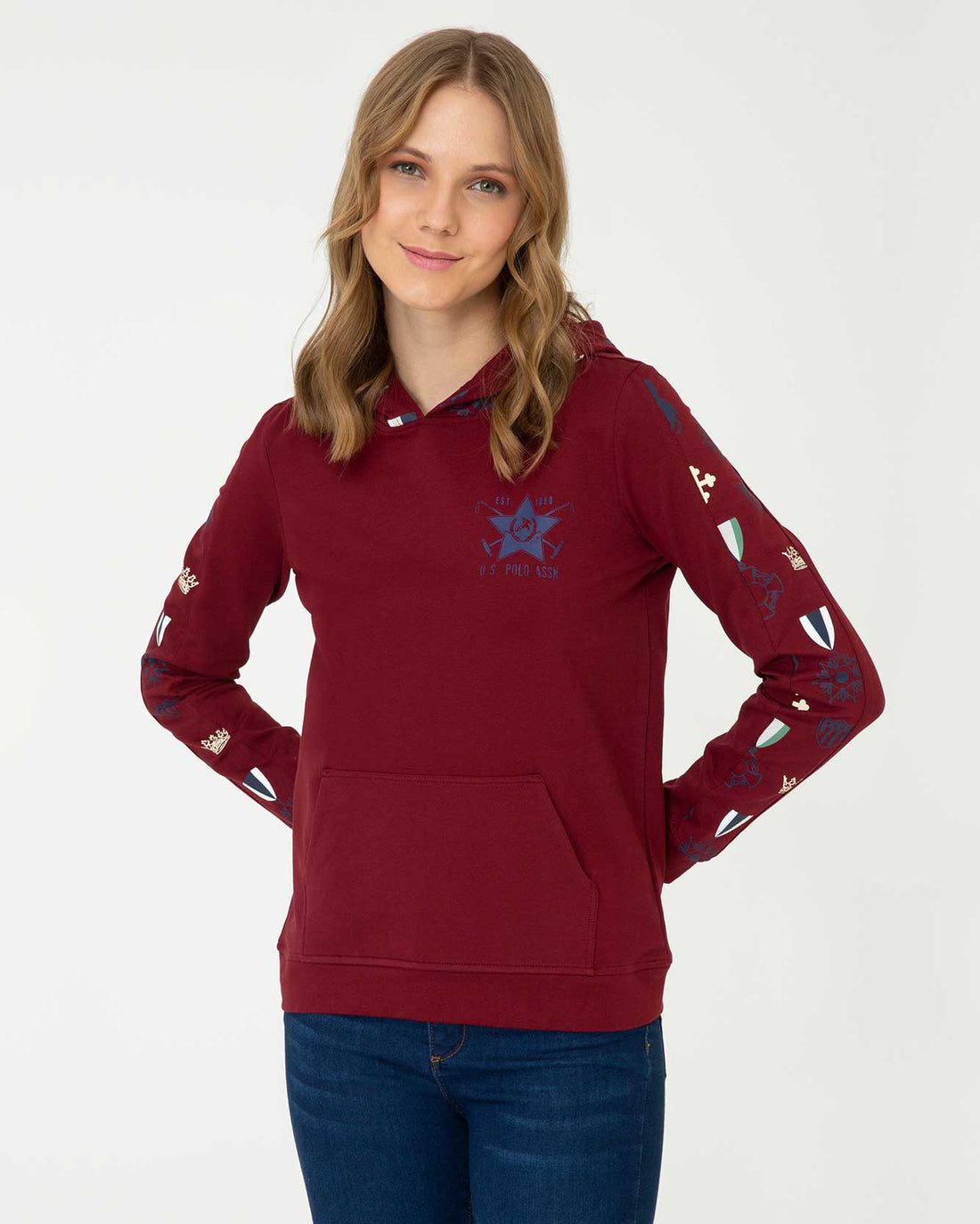 Red Sweat Shirt U.S. Polo Assn.