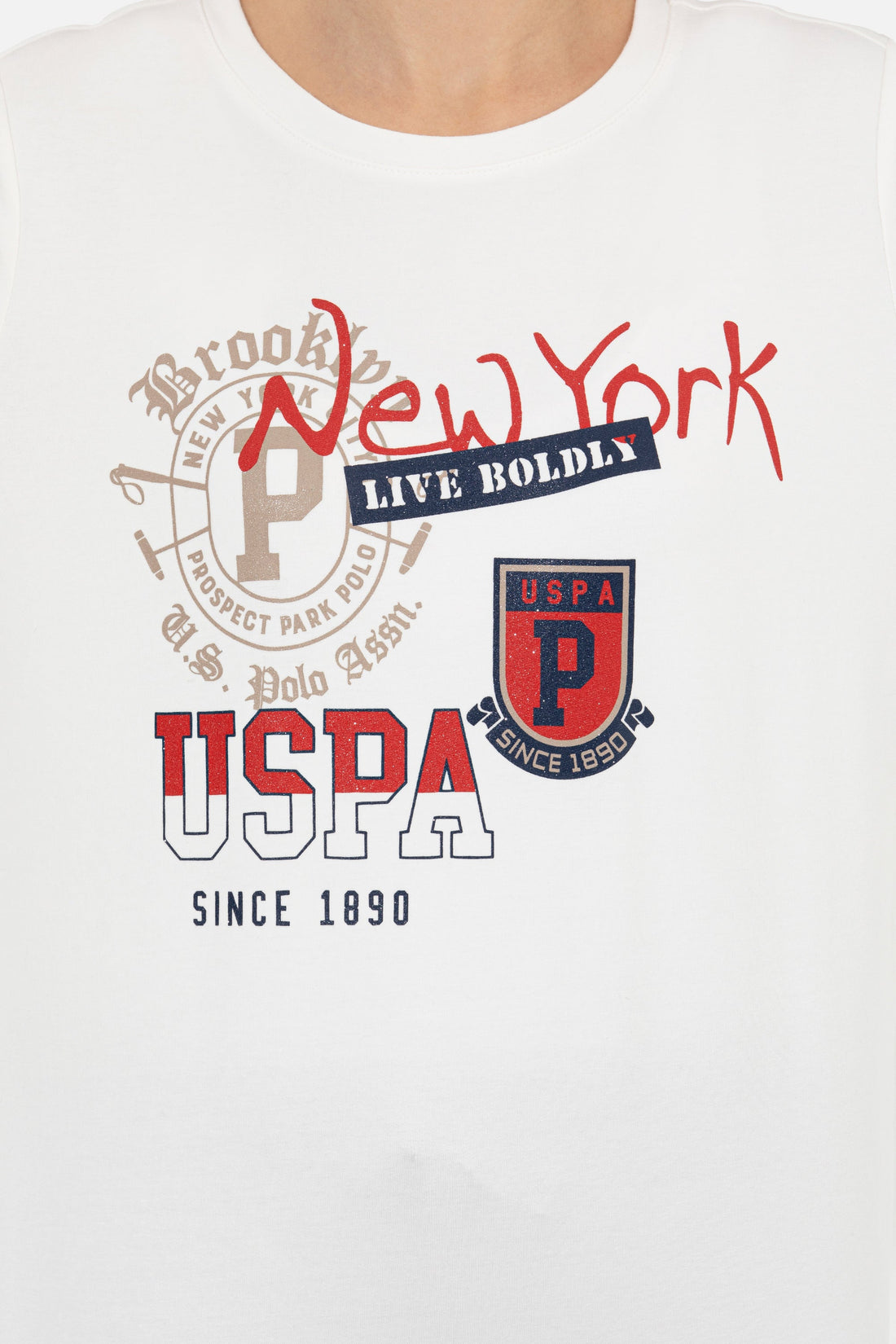 White Sweat Shirt U.S. Polo Assn.