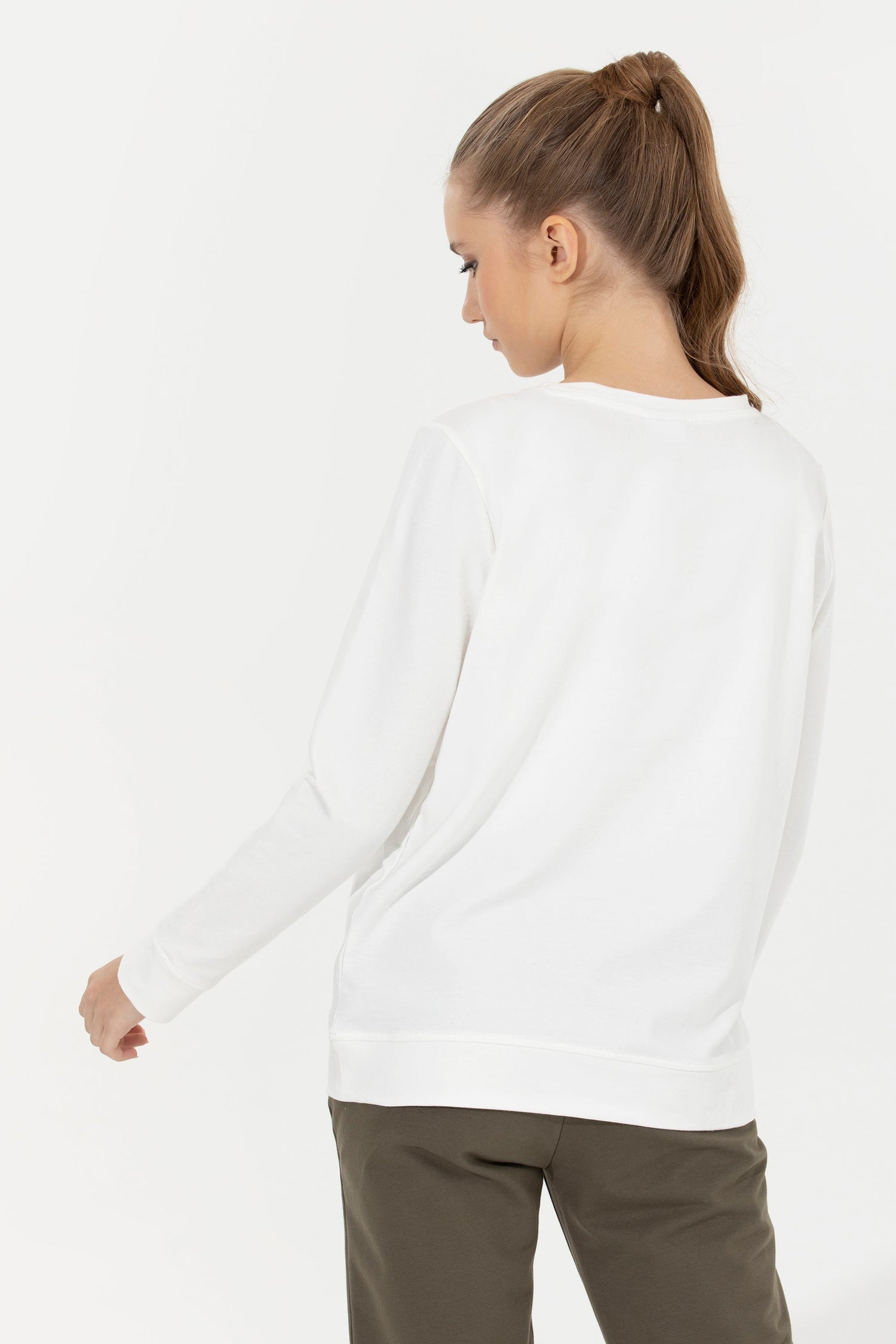 White Sweat Shirt U.S. Polo Assn.