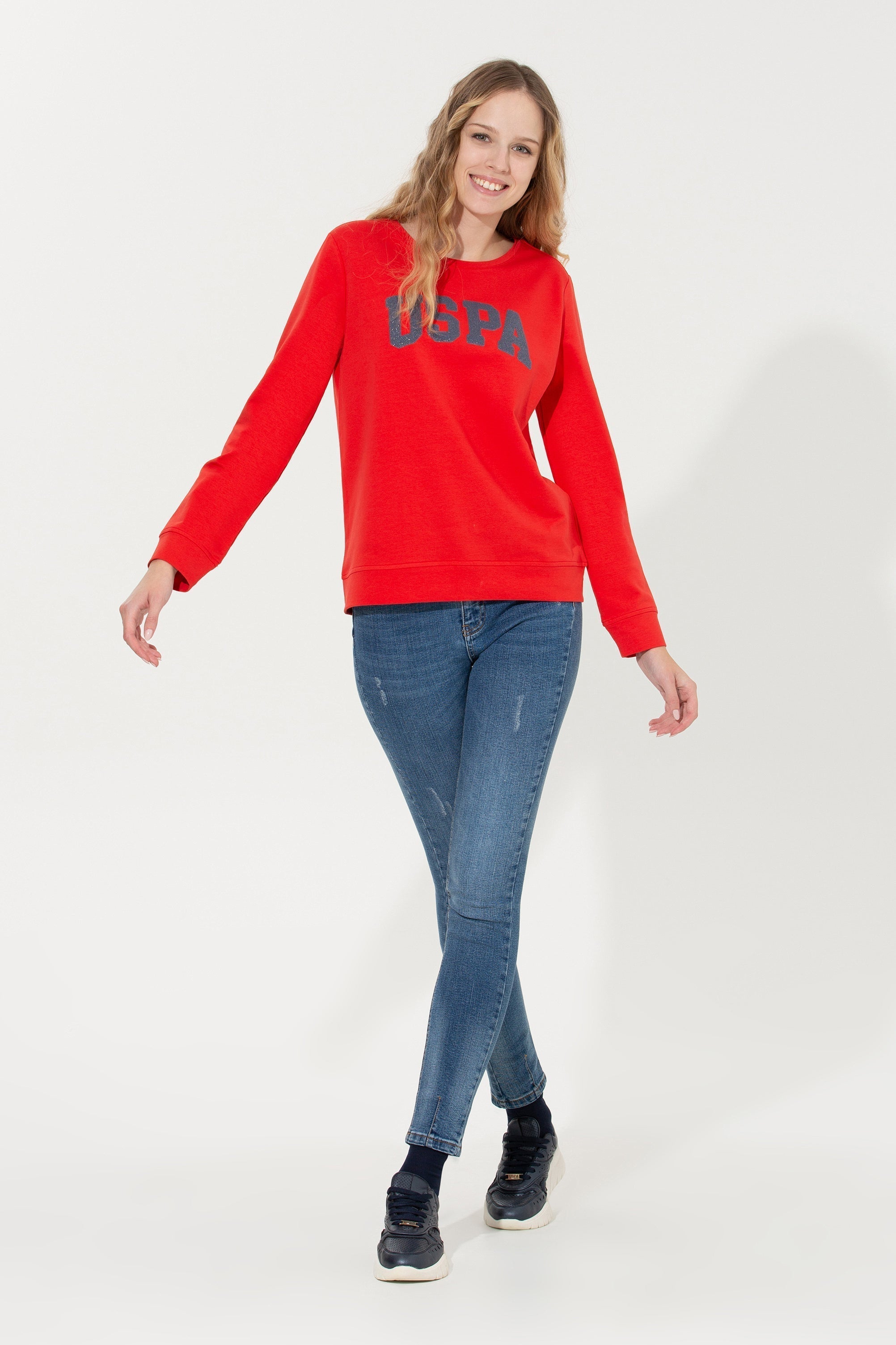 Red Sweat Shirt U.S. Polo Assn.