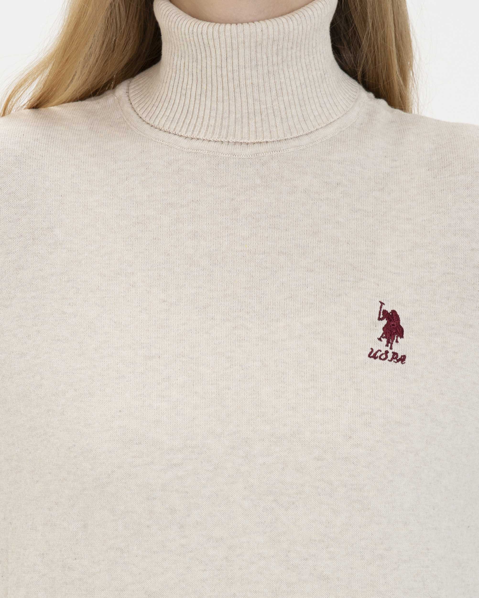 Beige Knitting Jumper U.S. Polo Assn.