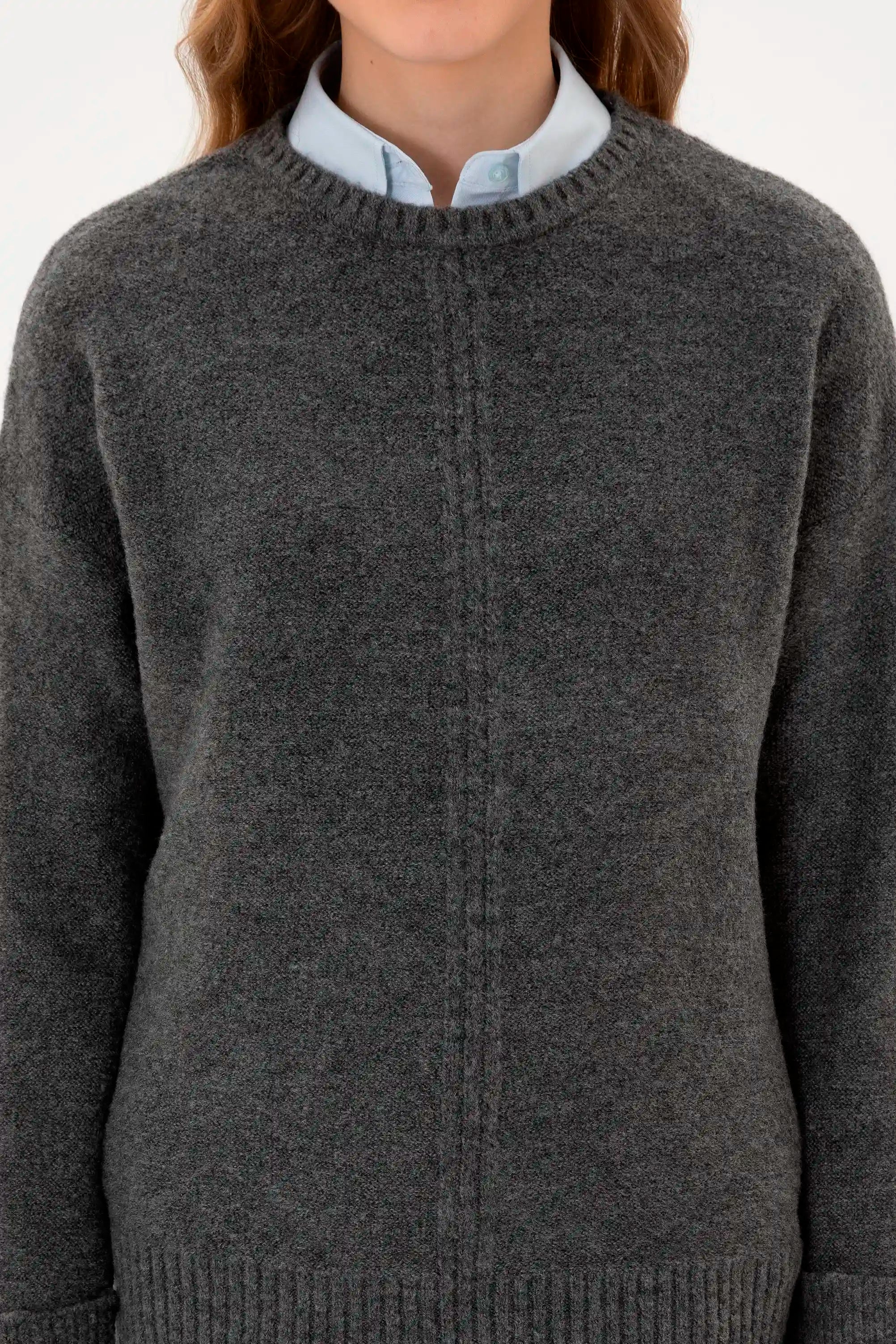 U.S. Polo Assn._Anthracite Mela_Anthracite Mela Knitting Jumper_G082GL0TK0 2228415_VR081_06