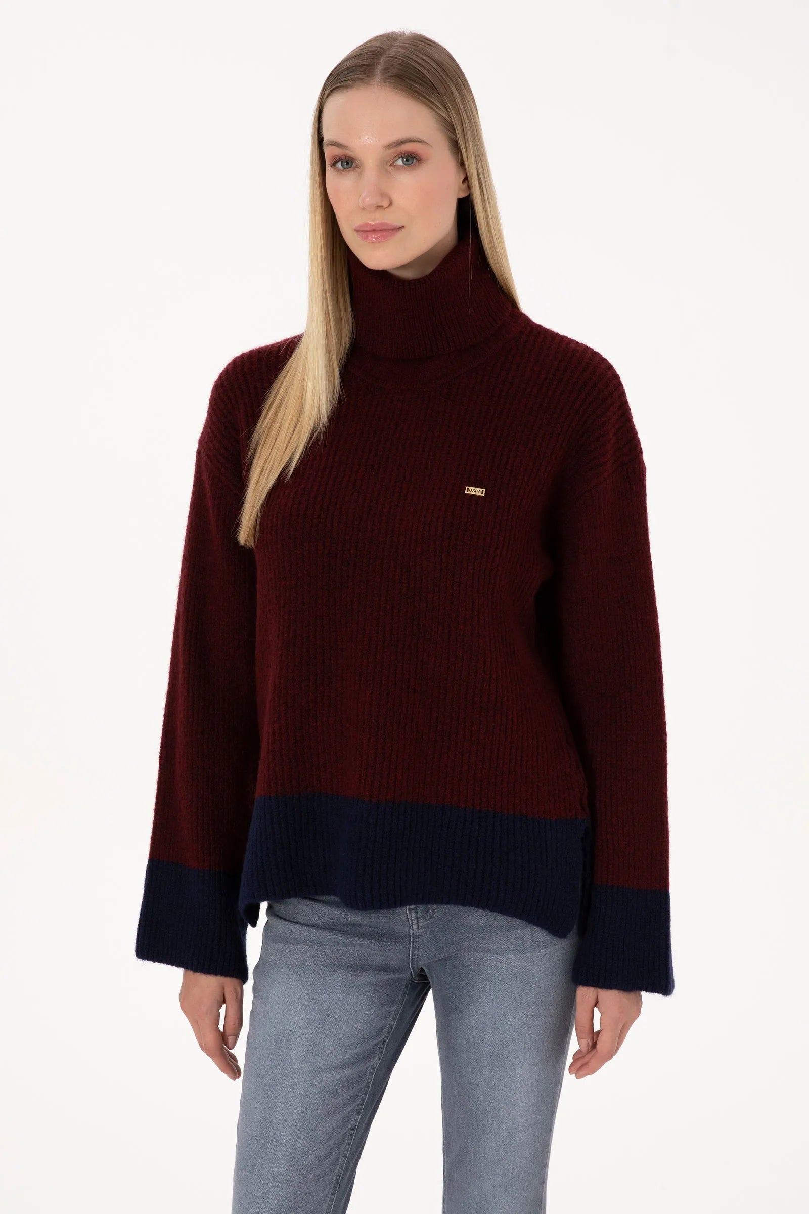 U.S. Polo Assn._New Plum_New Plum Oversized High Neck Sweater_G082GL0TK0 2239136_VR177_01