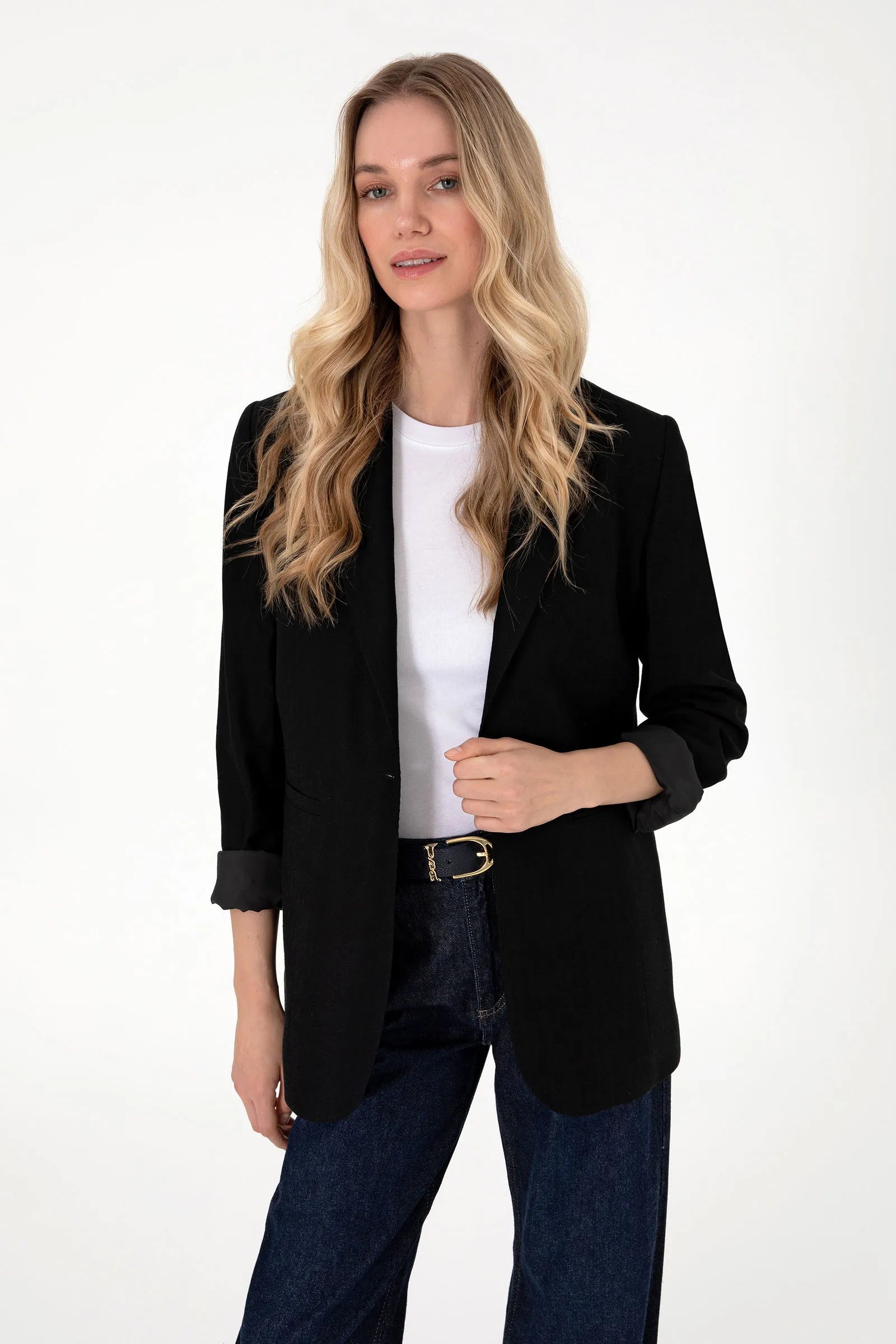 U.S. Polo Assn. Black Women Black Jacket SKU: G082SZ0020 2117688_VR046 Image 01
