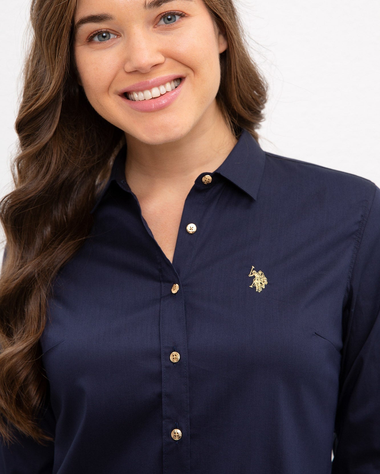 Dark Blue Shirt Long Sleeve U.S. Polo Assn.