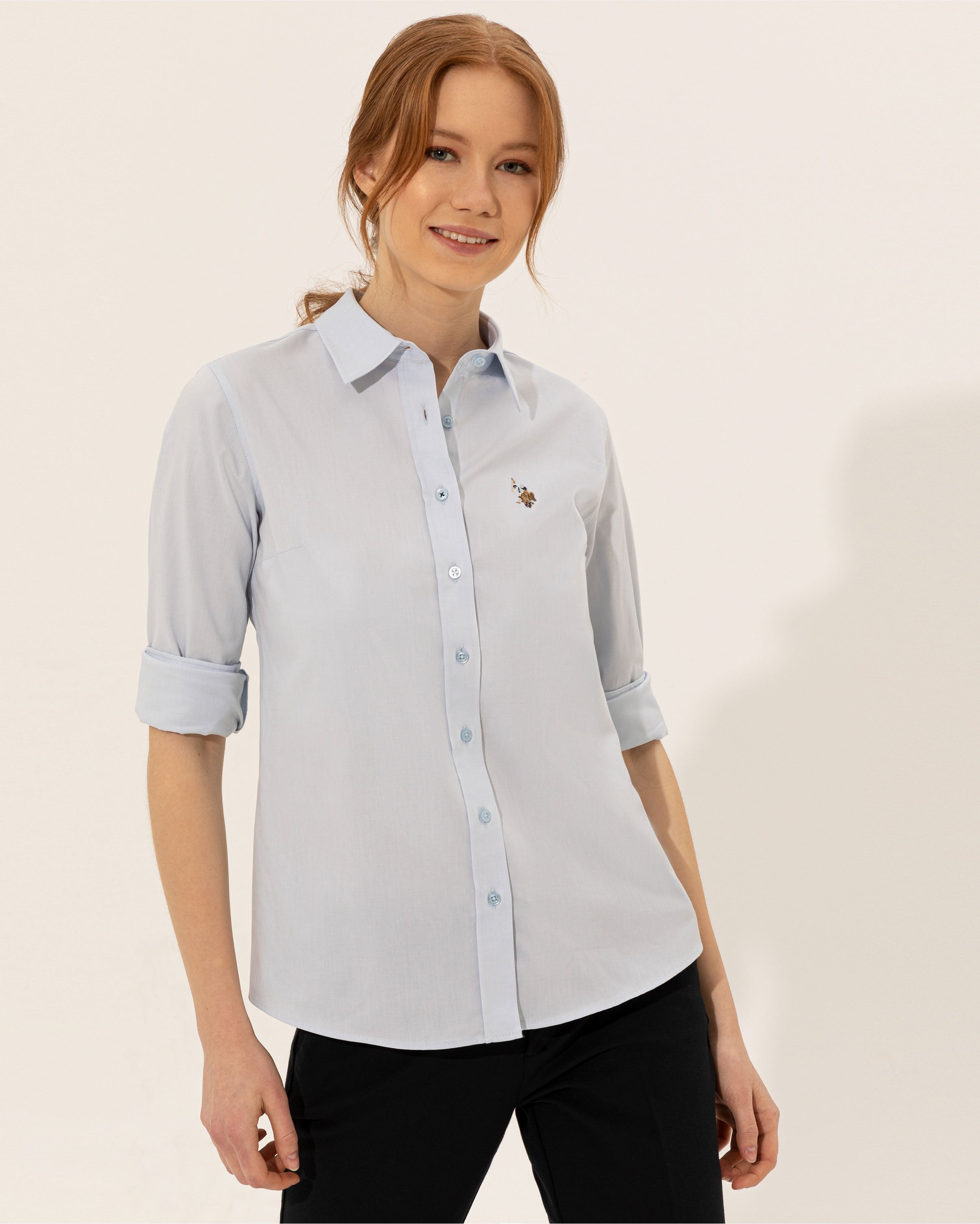 Light Blue Shirt Long Sleeve U.S. Polo Assn.