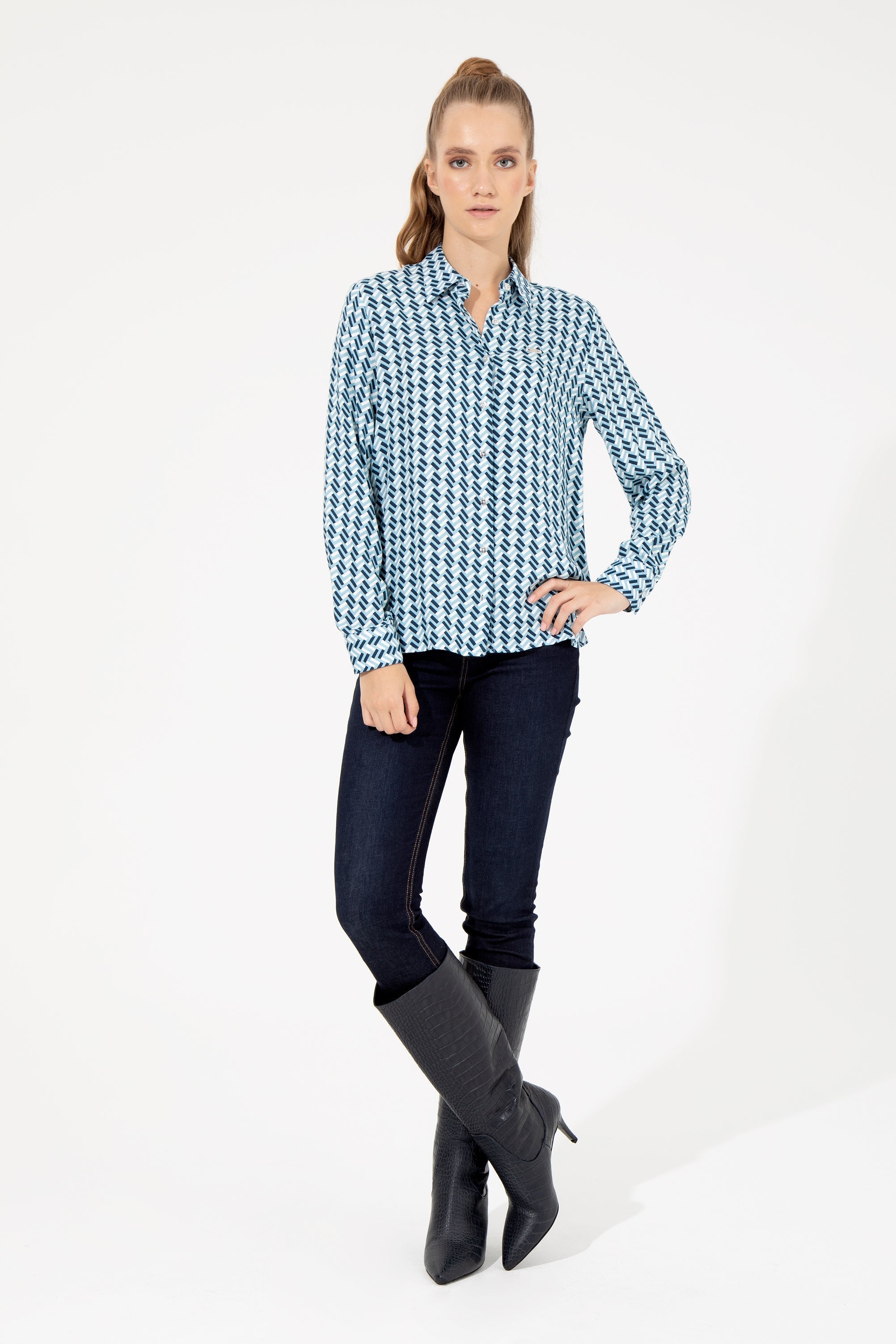 Light Blue Shirt Long Sleeve U.S. Polo Assn.