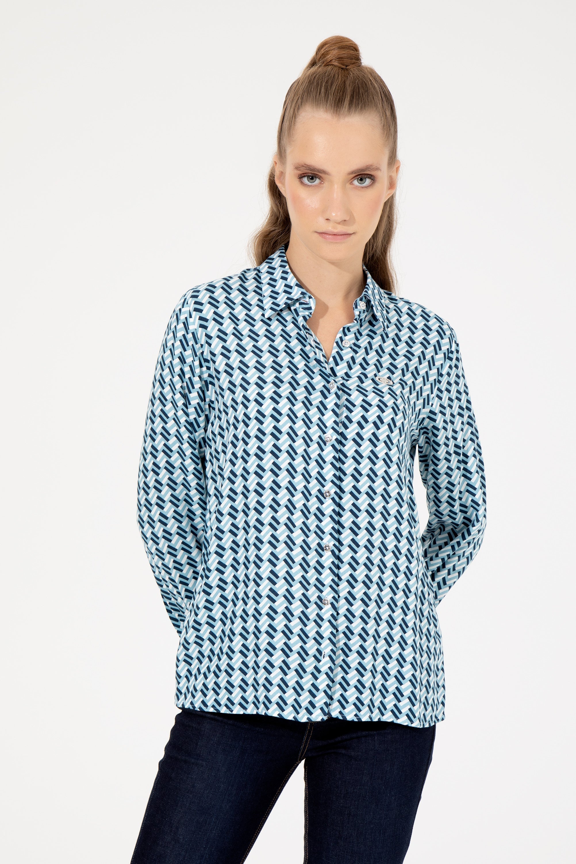 Light Blue Shirt Long Sleeve U.S. Polo Assn.