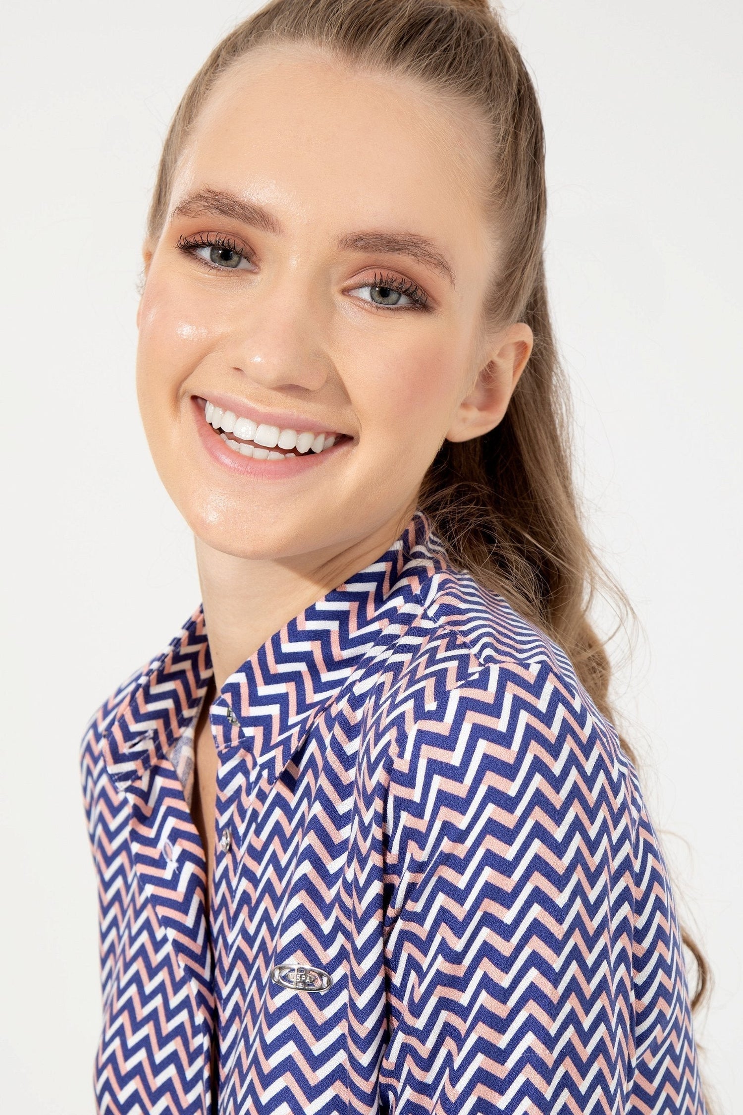 Mid Blue Shirt Long Sleeve U.S. Polo Assn.