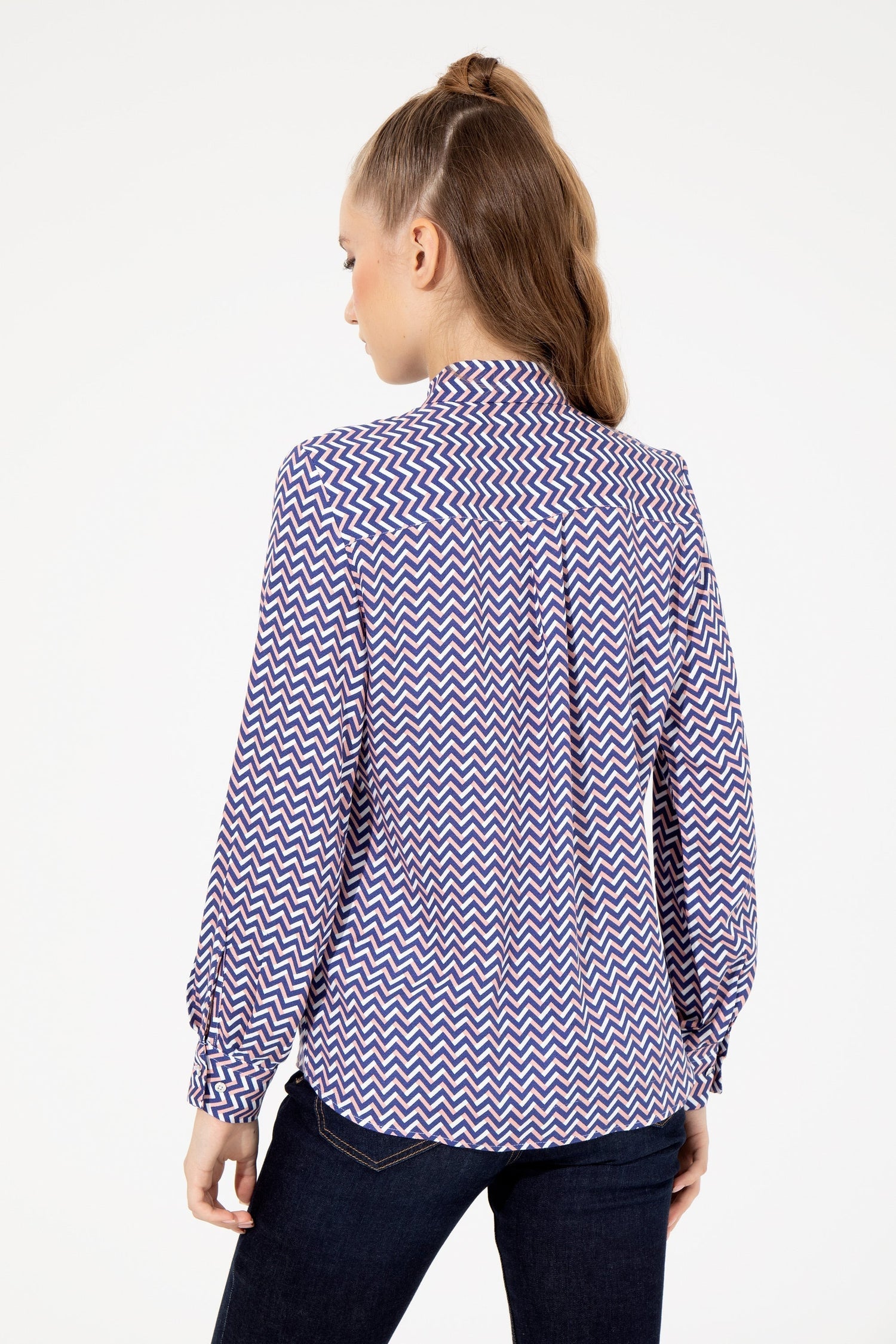 Mid Blue Shirt Long Sleeve U.S. Polo Assn.