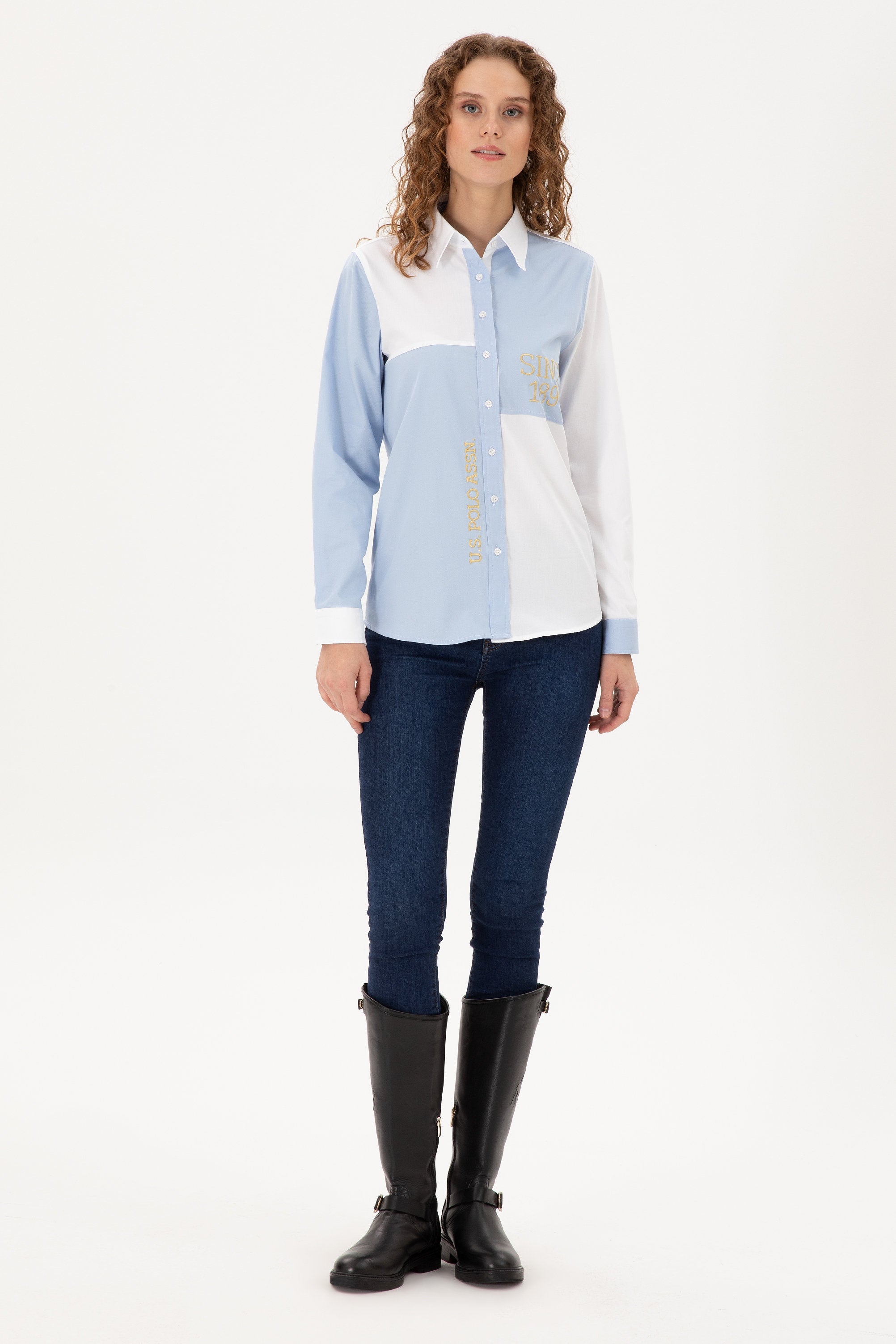 Multi-Color Color-Block Button Down_G082SZ0040 1948720_VR003_04
