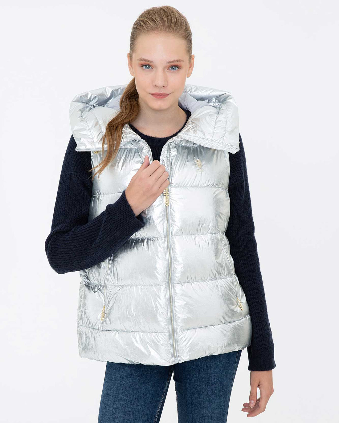 Light Grey Woven Vest U.S. Polo Assn.