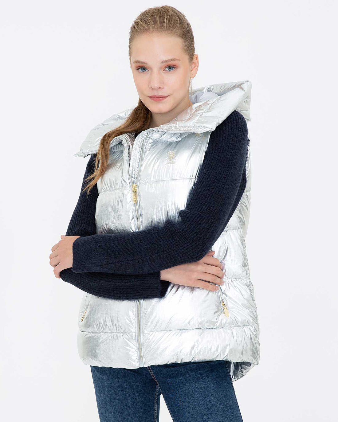 Light Grey Woven Vest U.S. Polo Assn.