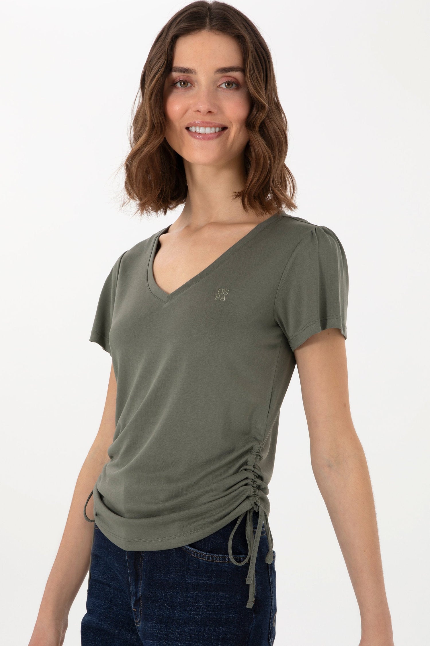 U.S. Polo Assn._Dark Khaki T-Shirt_G082SZ0110 2104536_VR111_03