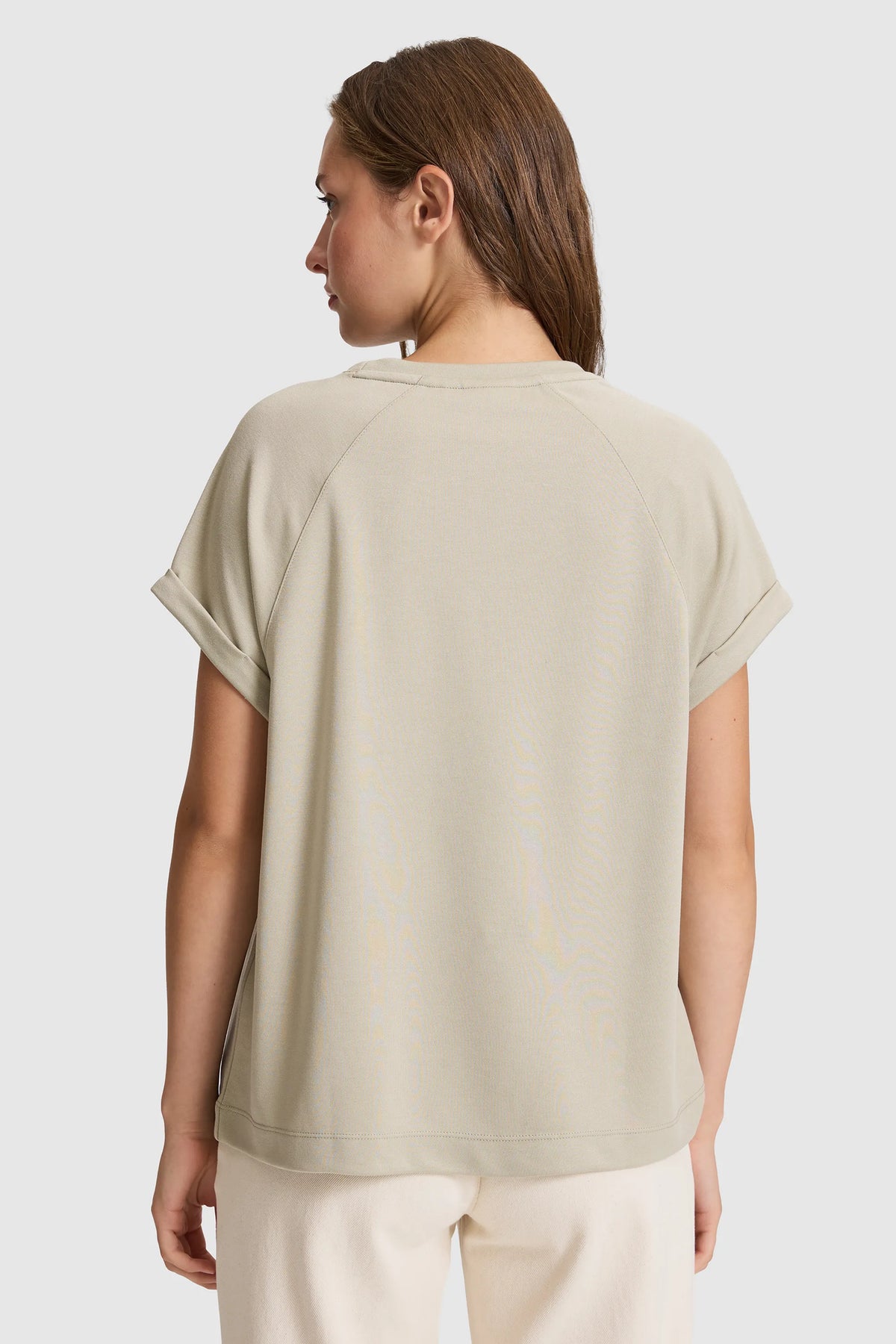U.S. Polo Assn. Light Khaki Women Light Khaki Short Sleeve Printed T-Shirt SKU: G082SZ0110 PU-9936_VR183 Image 05