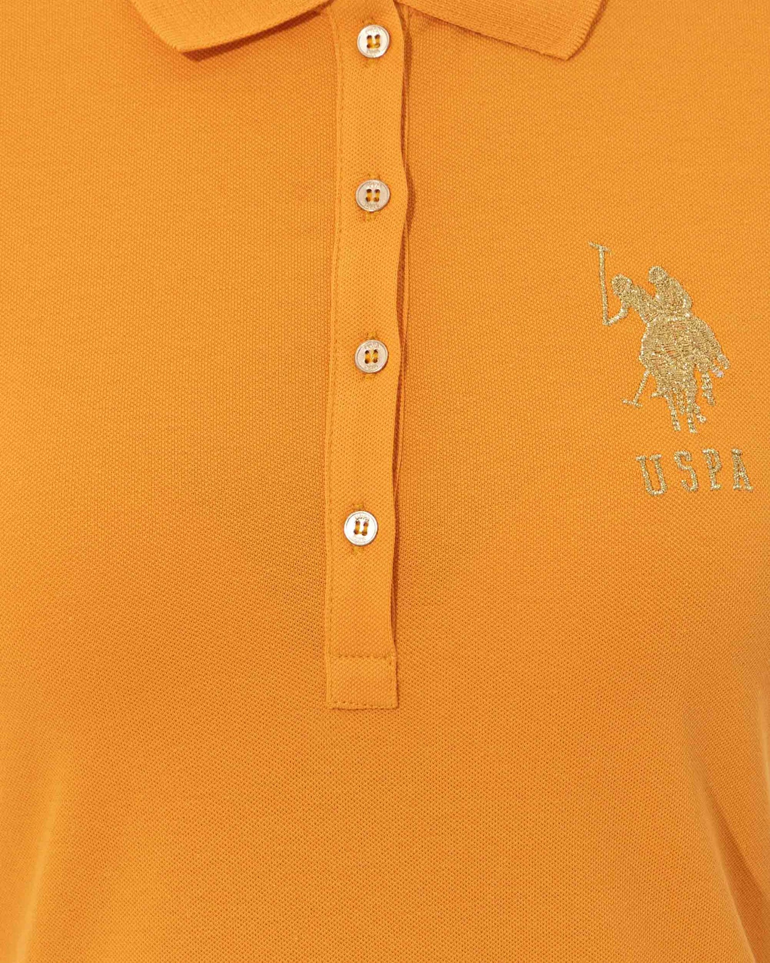 Orange Knitted Dress U.S. Polo Assn.