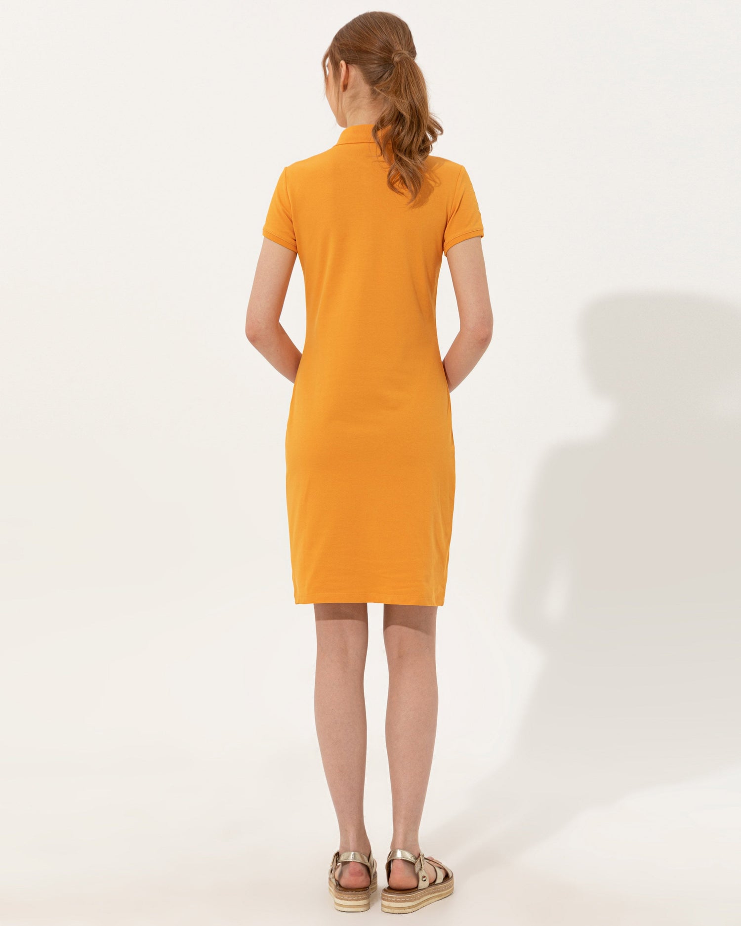 Orange Knitted Dress U.S. Polo Assn.
