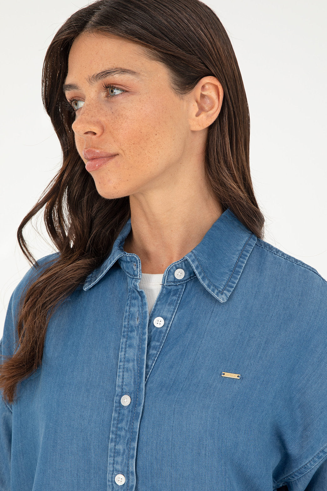 Blue Long Button Down Denim Shirt_G082SZ0770 1836879_DN0021_02