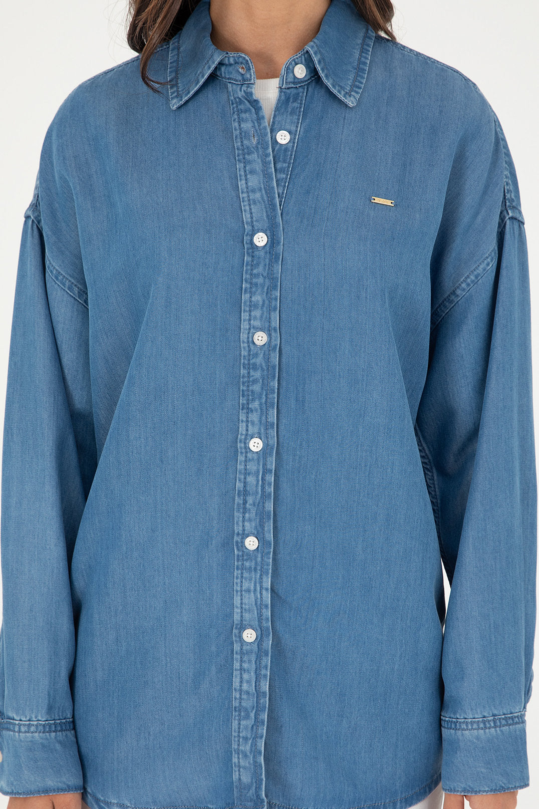 Blue Long Button Down Denim Shirt_G082SZ0770 1836879_DN0021_06